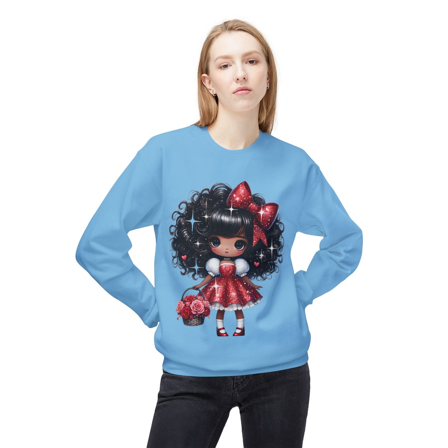 Valentines Unisex Midweight Softstyle Fleece Crewneck Sweatshirt