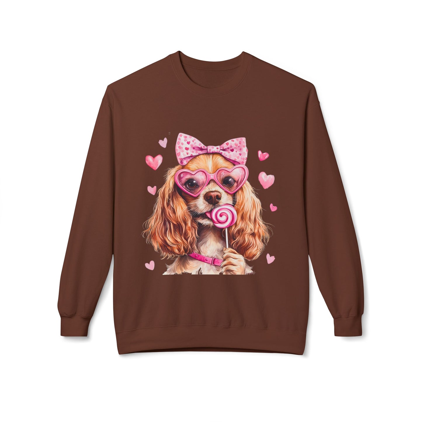 Valentines Unisex Midweight Softstyle Fleece Crewneck Sweatshirt