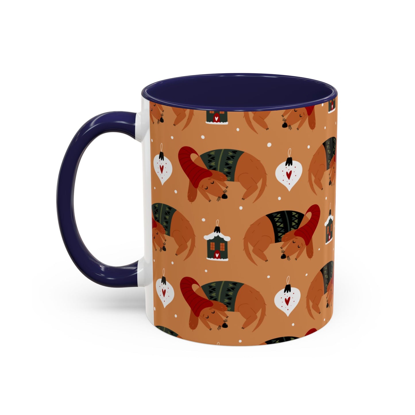 Christmas Accent Coffee Mug (11, 15oz)