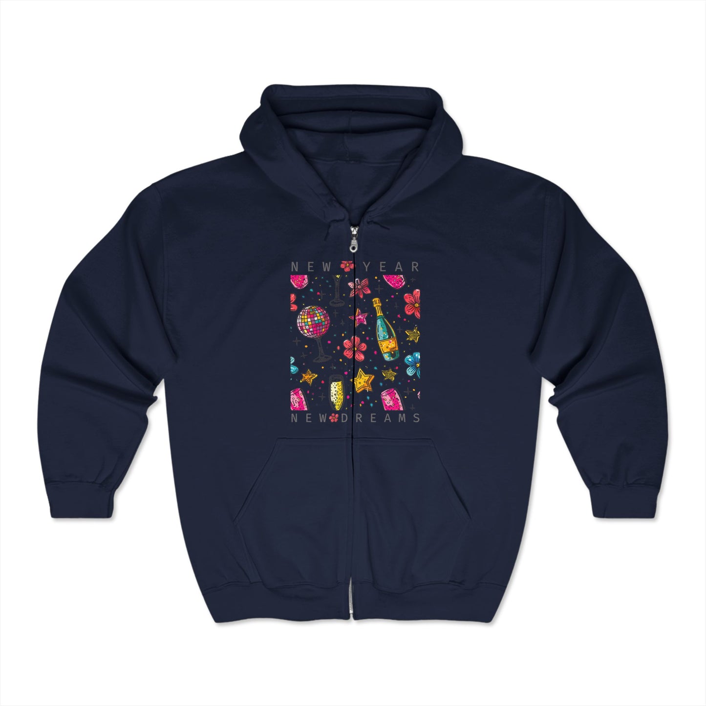New Year Unisex Heavy Blend™ Full Zip Hooded Sweatshirt