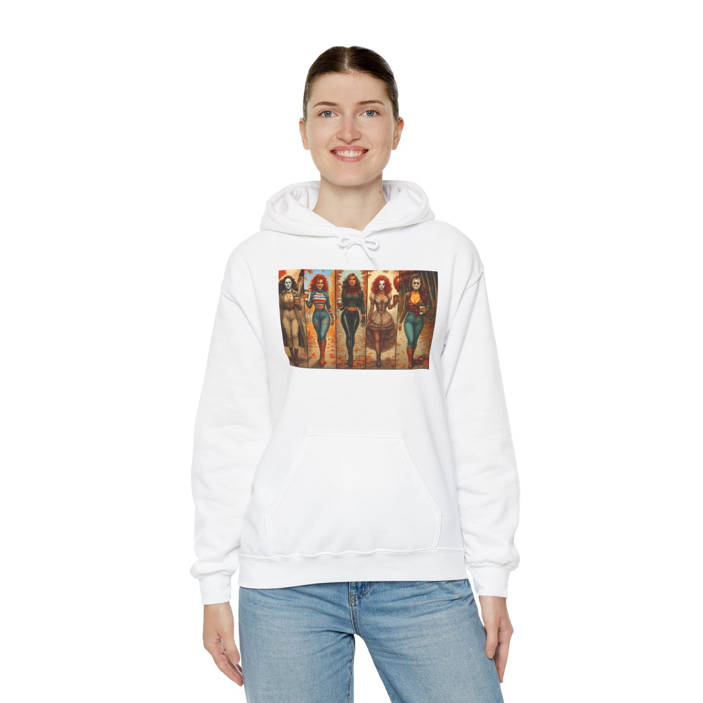 Vibrant Art Hooded Sweatshirt - Cozy Fashion, Perfect Gift, Casual Wear, Unisex Hoodie, Statement Piece