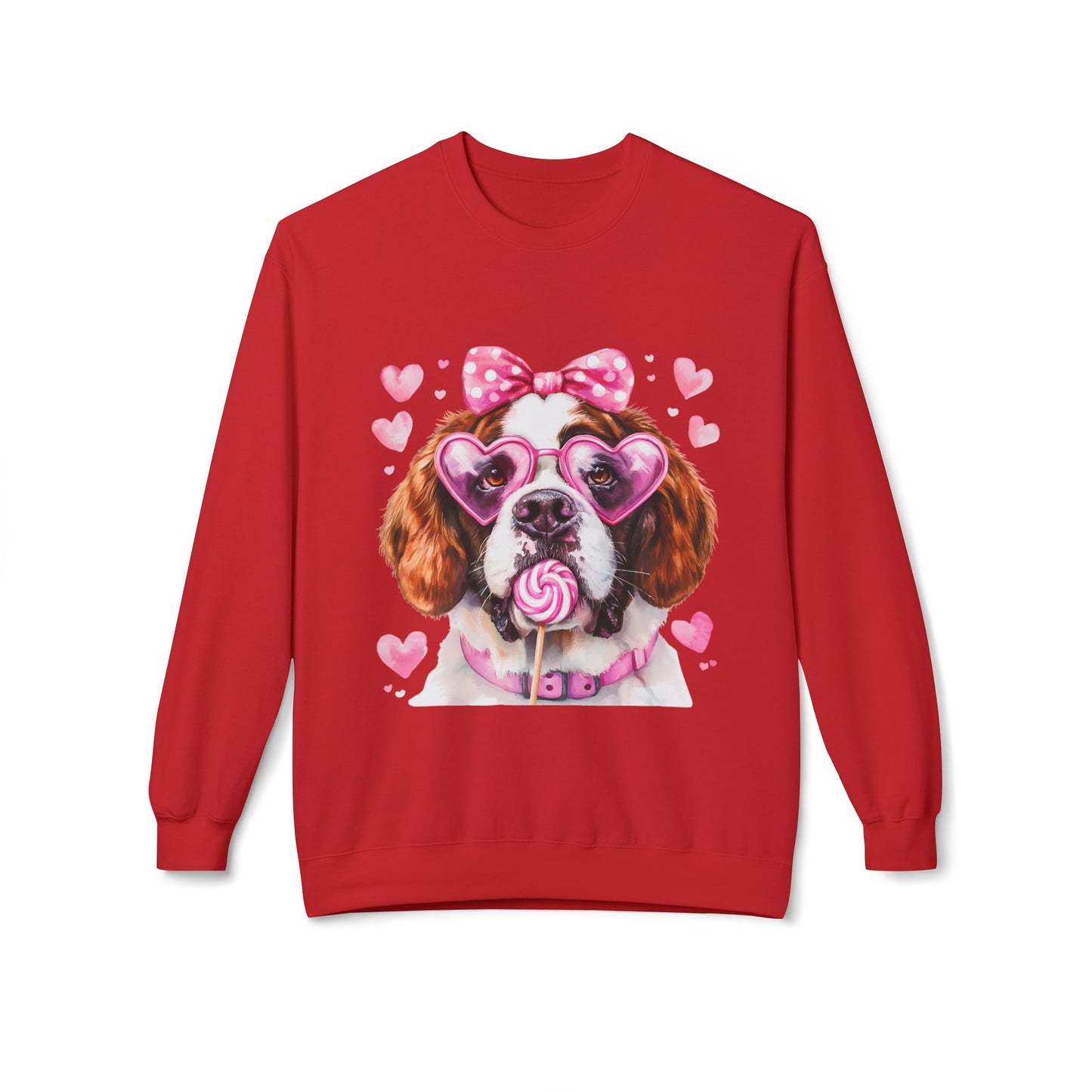 Valentines Unisex Midweight Softstyle Fleece Crewneck Sweatshirt