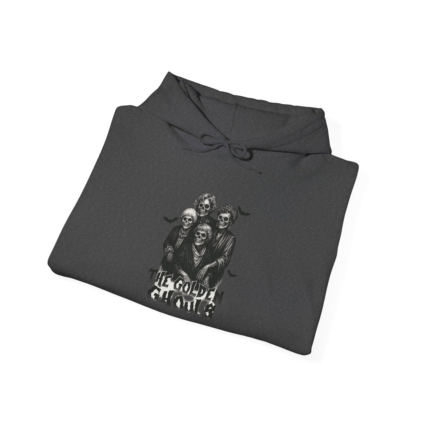 Golden Ghouls Hoodie | Spooktacular Hoodie for Halloween, Cozy Unisex Pullover, Perfect Gift for Ghost Lovers, Fall Apparel