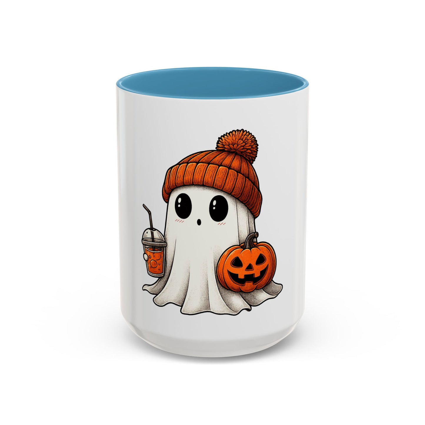 Halloween Ghost Coffee Mug, Funny Mug for Spooky Season, Pumpkin Mug, Gift for Ghost Lovers, Cute Halloween Decor