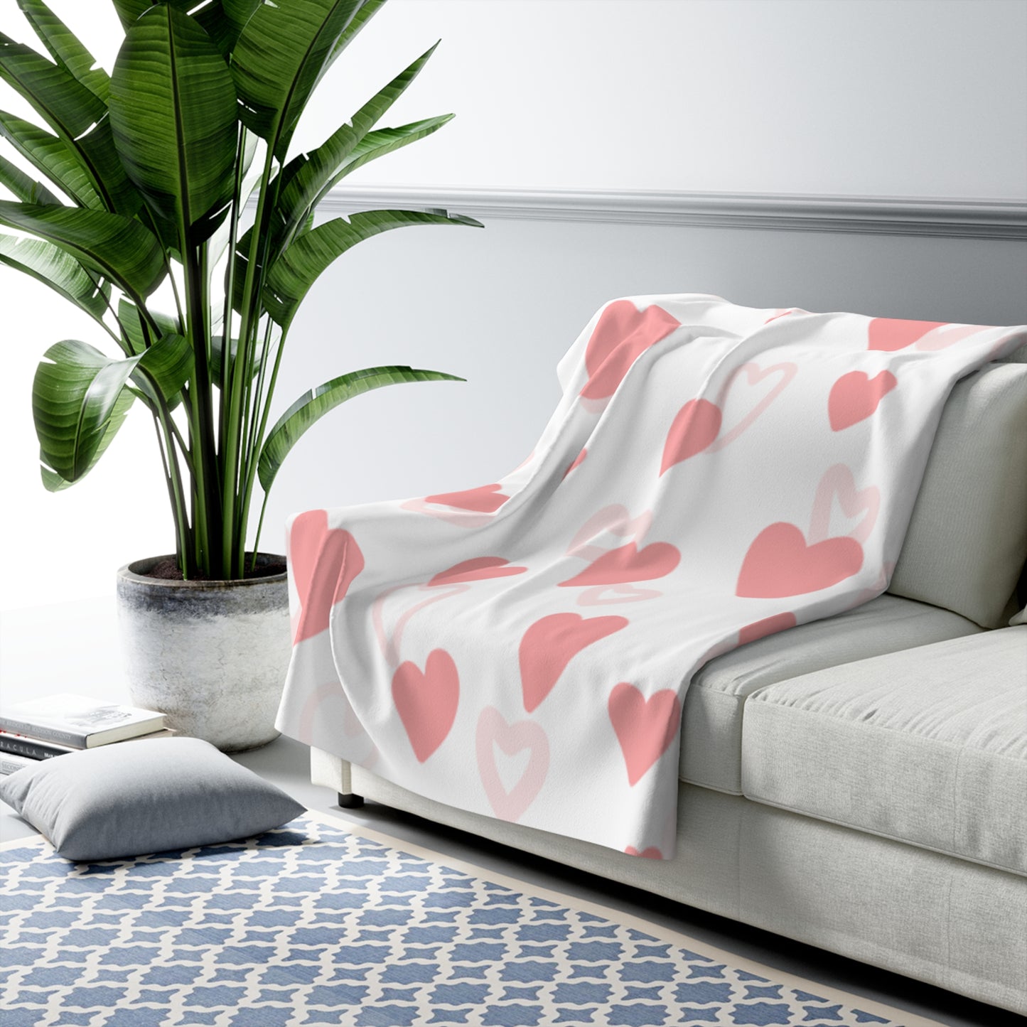 Valentines Sherpa Fleece Blanket