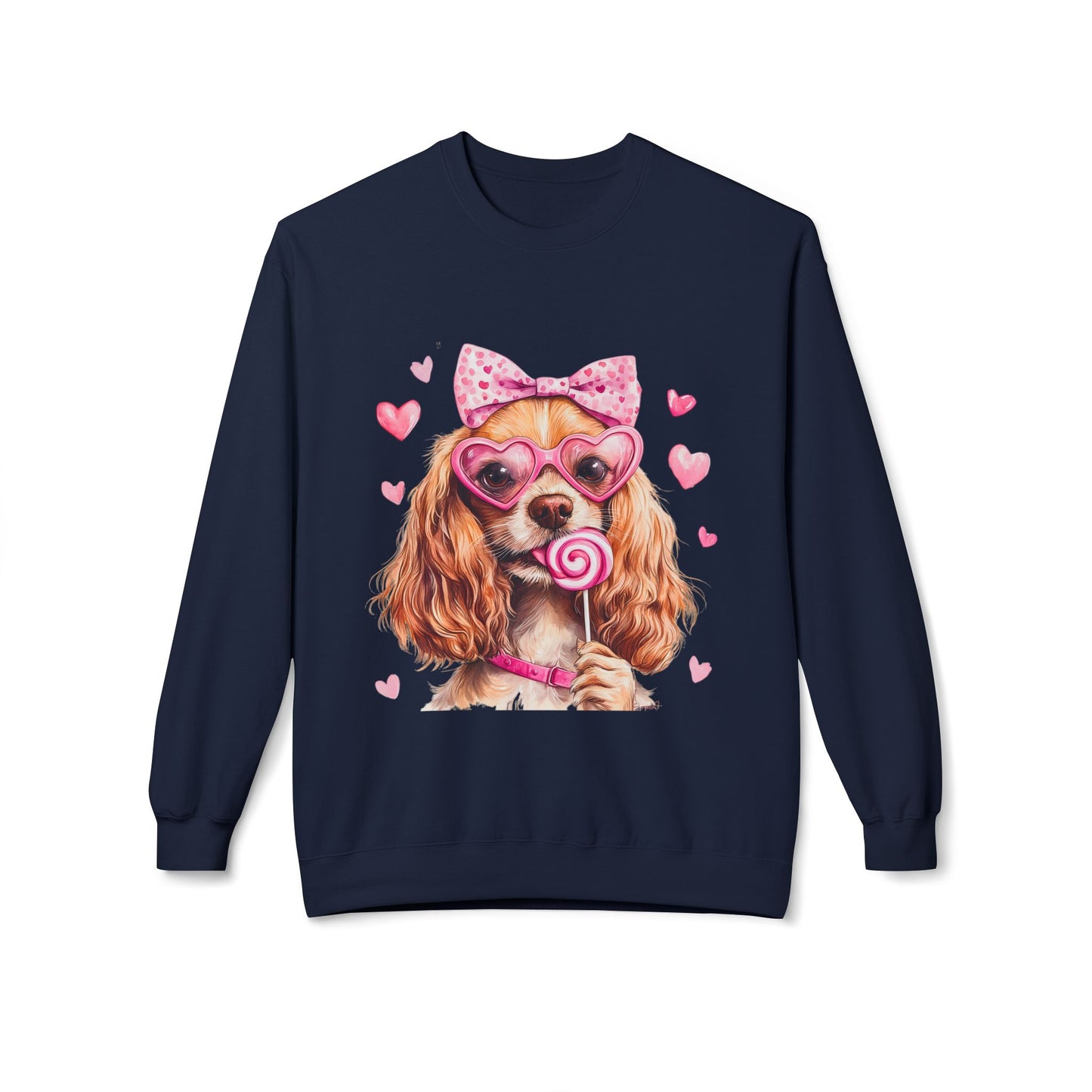 Valentines Unisex Midweight Softstyle Fleece Crewneck Sweatshirt