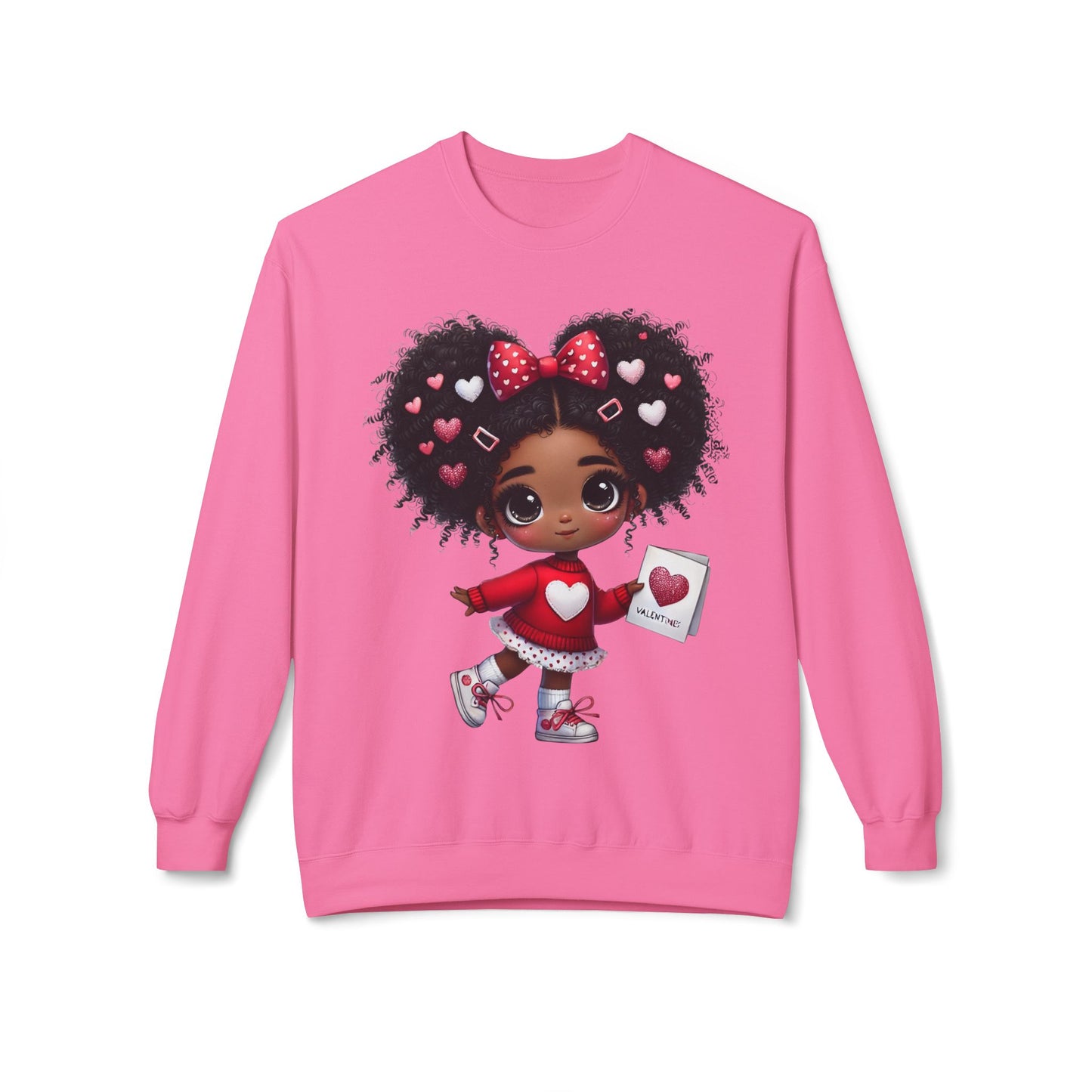 Valentines Unisex Midweight Softstyle Fleece Crewneck Sweatshirt