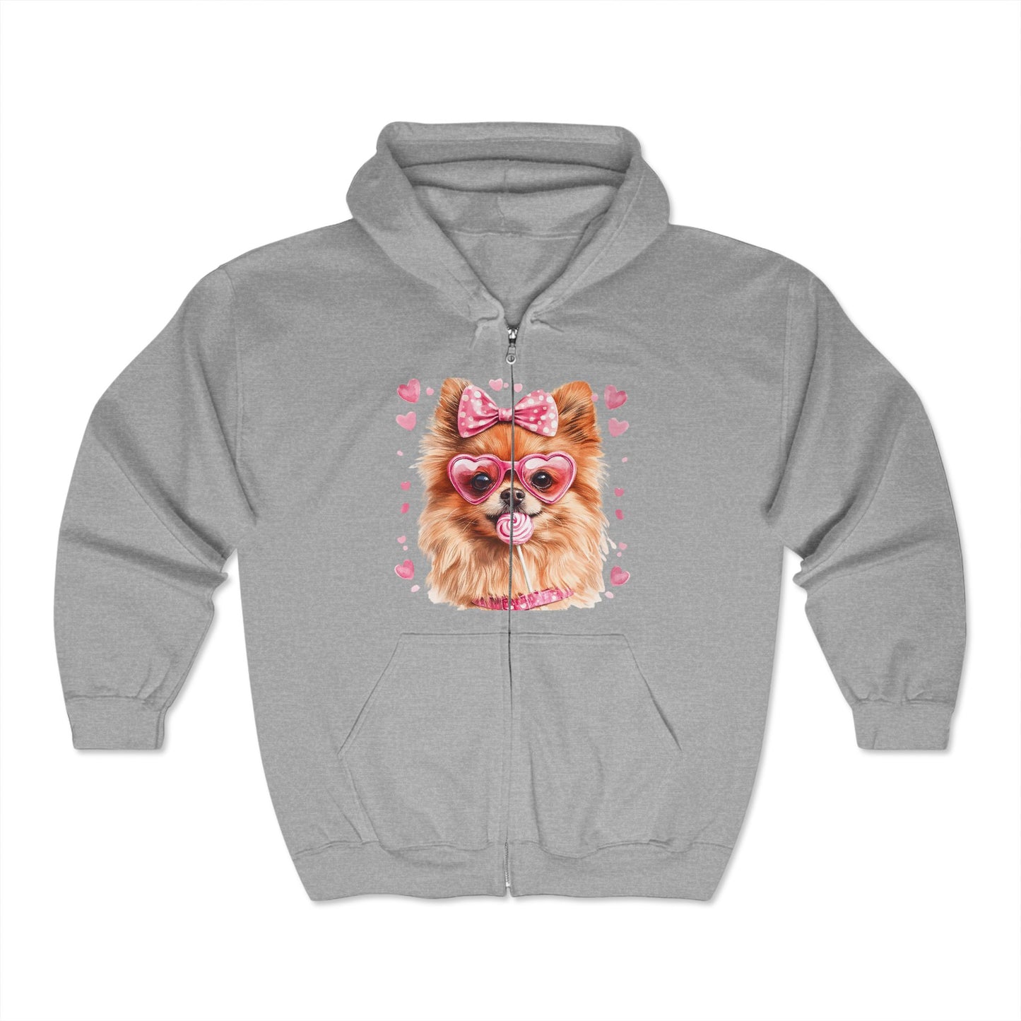 Valentines Unisex Heavy Blend™ Full Zip Hooded Sweatshirt