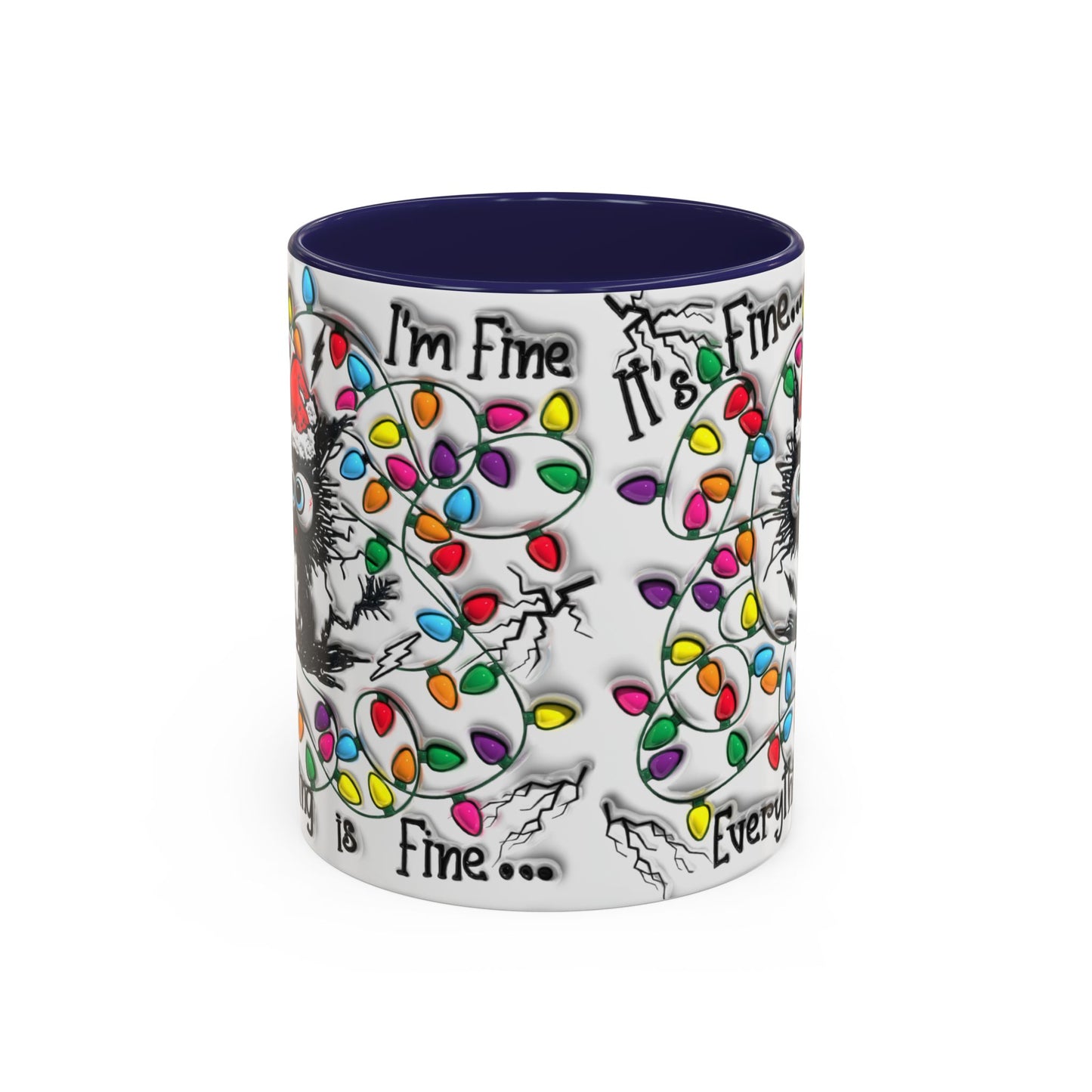 Christmas Accent Coffee Mug (11, 15oz)