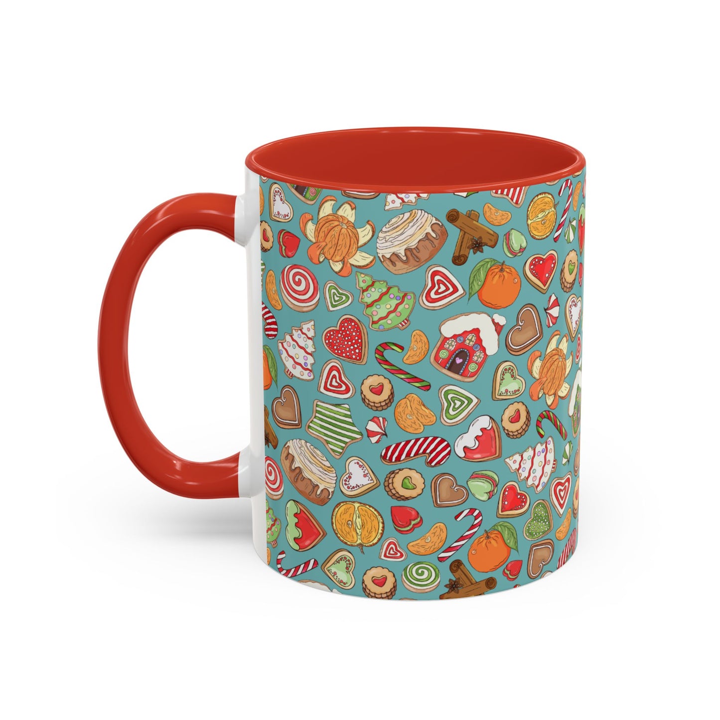 Christmas Accent Coffee Mug (11, 15oz)