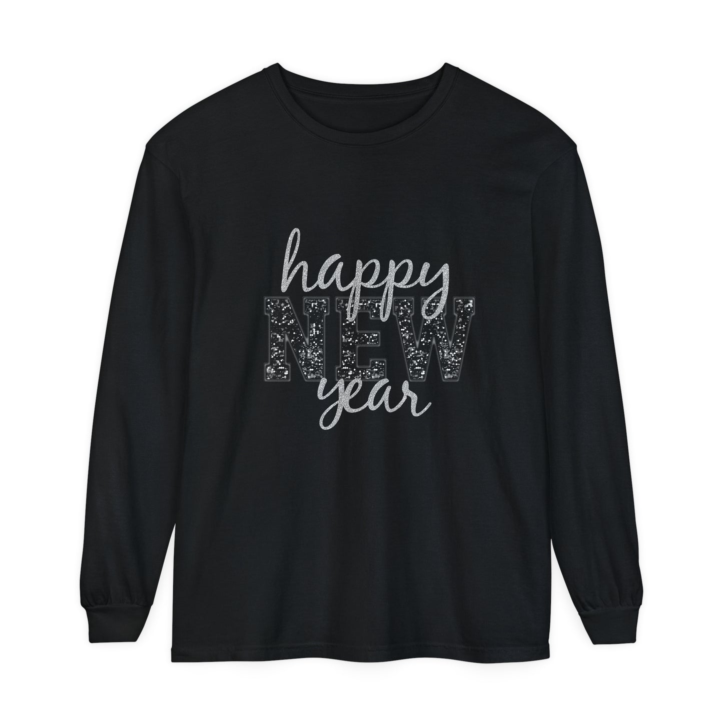 New Year Unisex Garment-dyed Long Sleeve T-Shirt