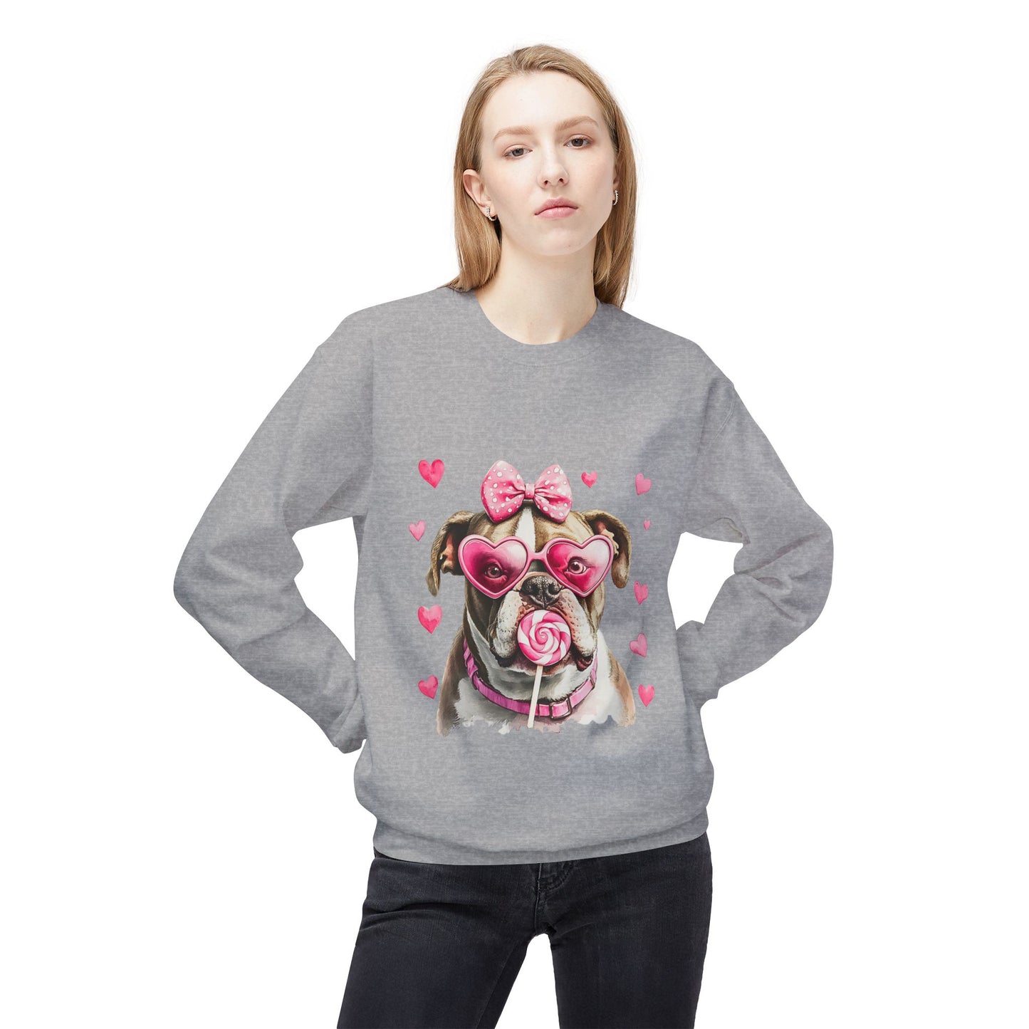 Valentines Unisex Midweight Softstyle Fleece Crewneck Sweatshirt