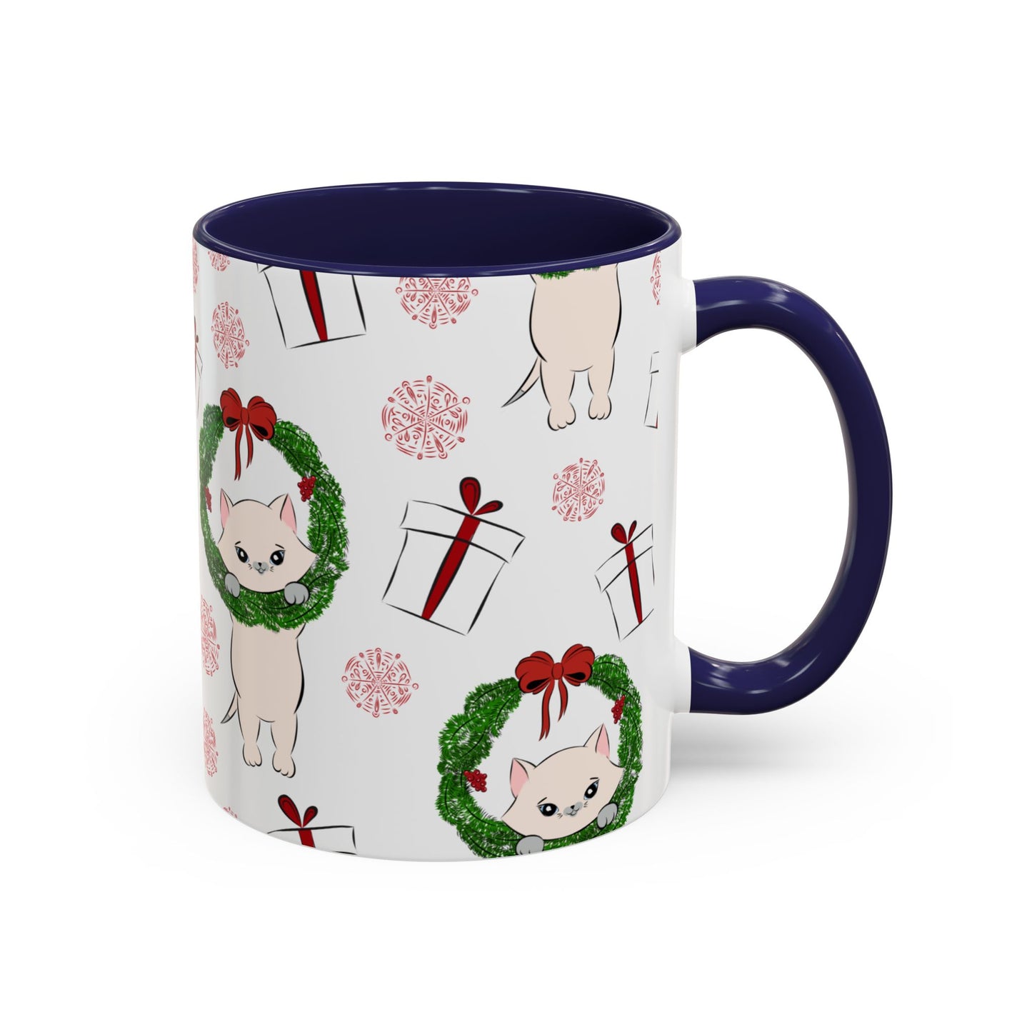 Christmas Accent Coffee Mug (11, 15oz)