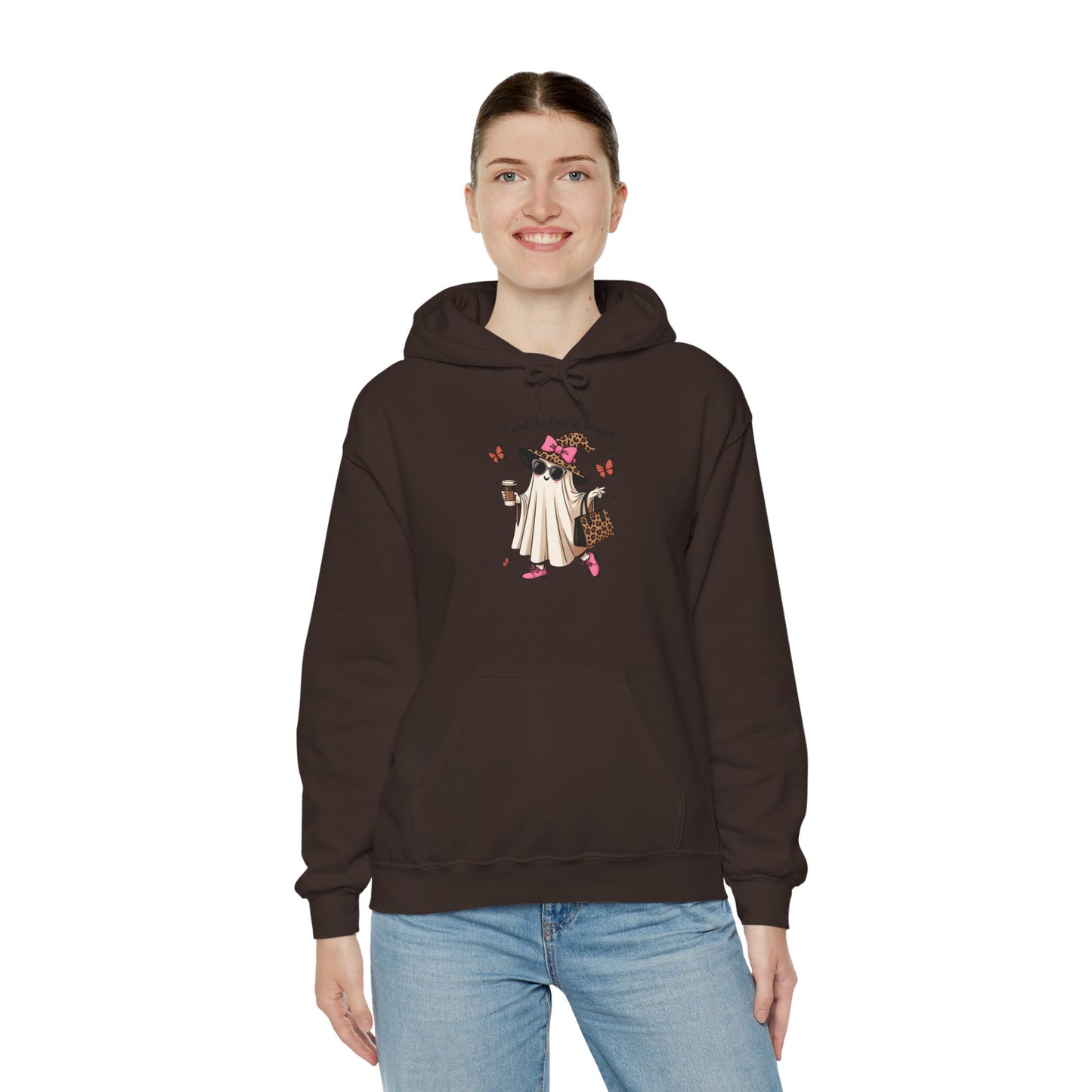 Fashionable Fun Hoodie with Butterfly Print – Perfect for Casual Wear, Gifts, Spring Outfits, Art Lovers, Cozy Days