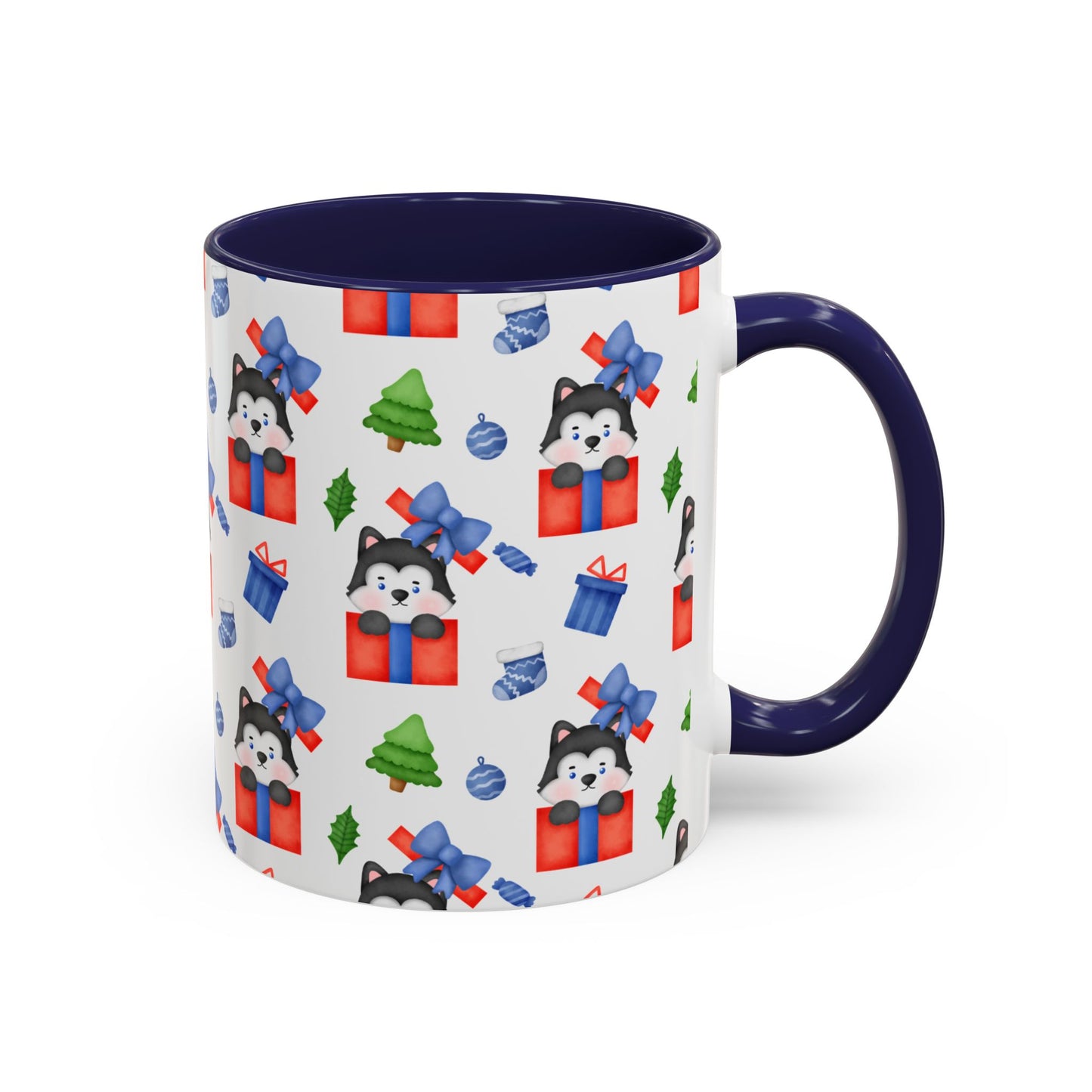Christmas Accent Coffee Mug (11, 15oz)