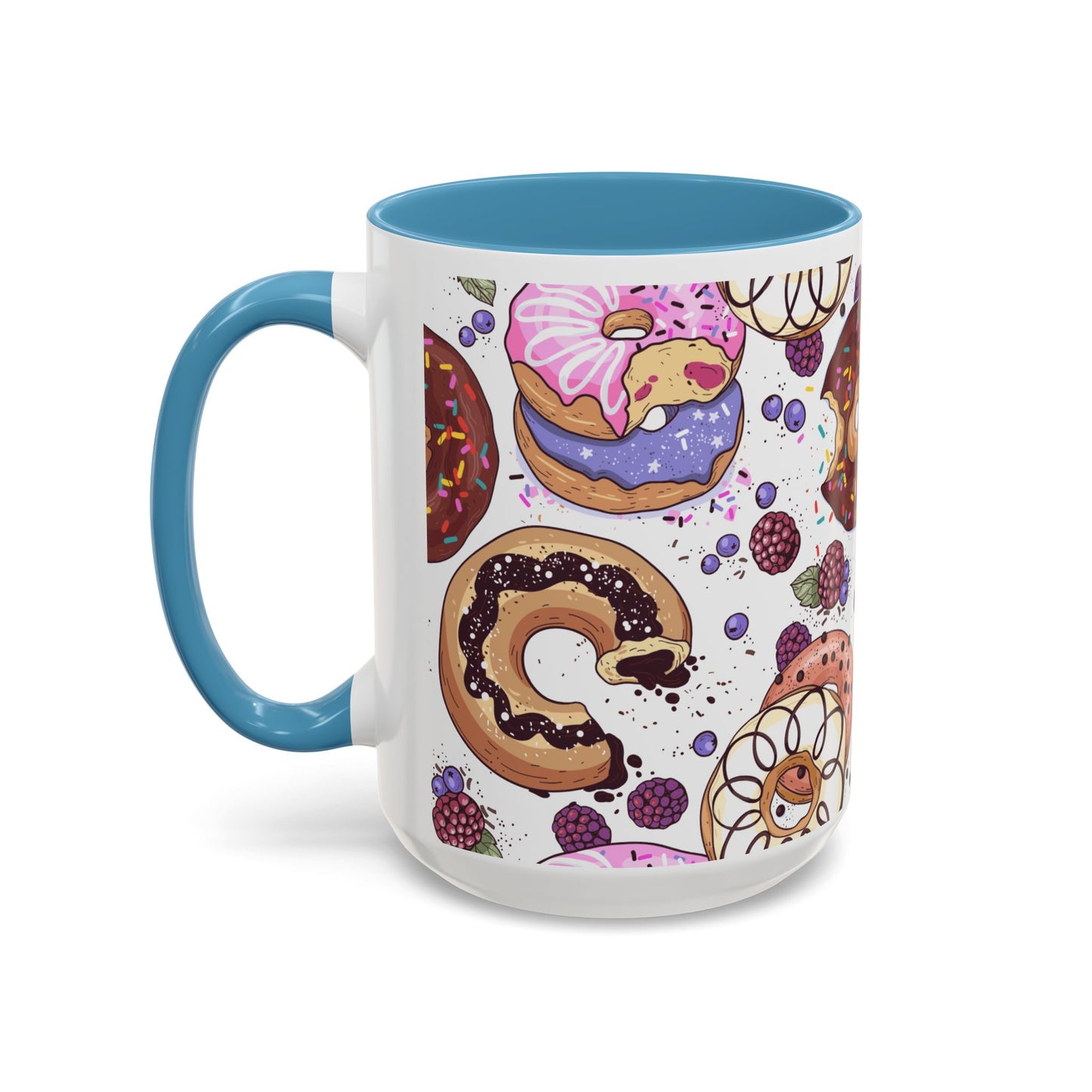 Doughnut Accent Coffee Mug (11, 15oz)
