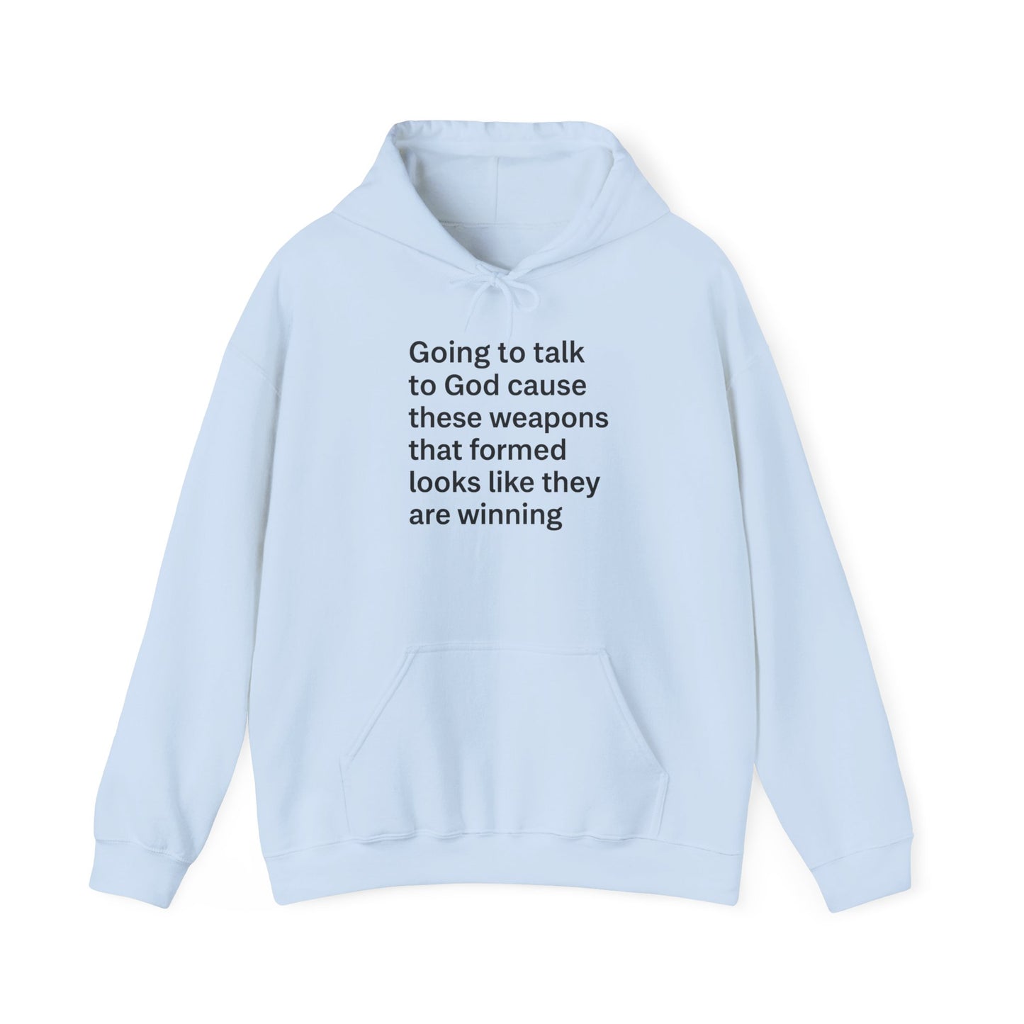 Faith-Inspired Hooded Sweatshirt - Inspirational Gift for Believers, Cozy Casual Wear, Winter Apparel, Church Events, Thoughtful Gifts