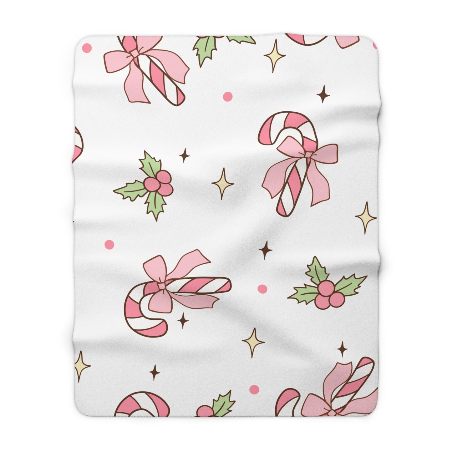Christmas Candy Cane Blanket