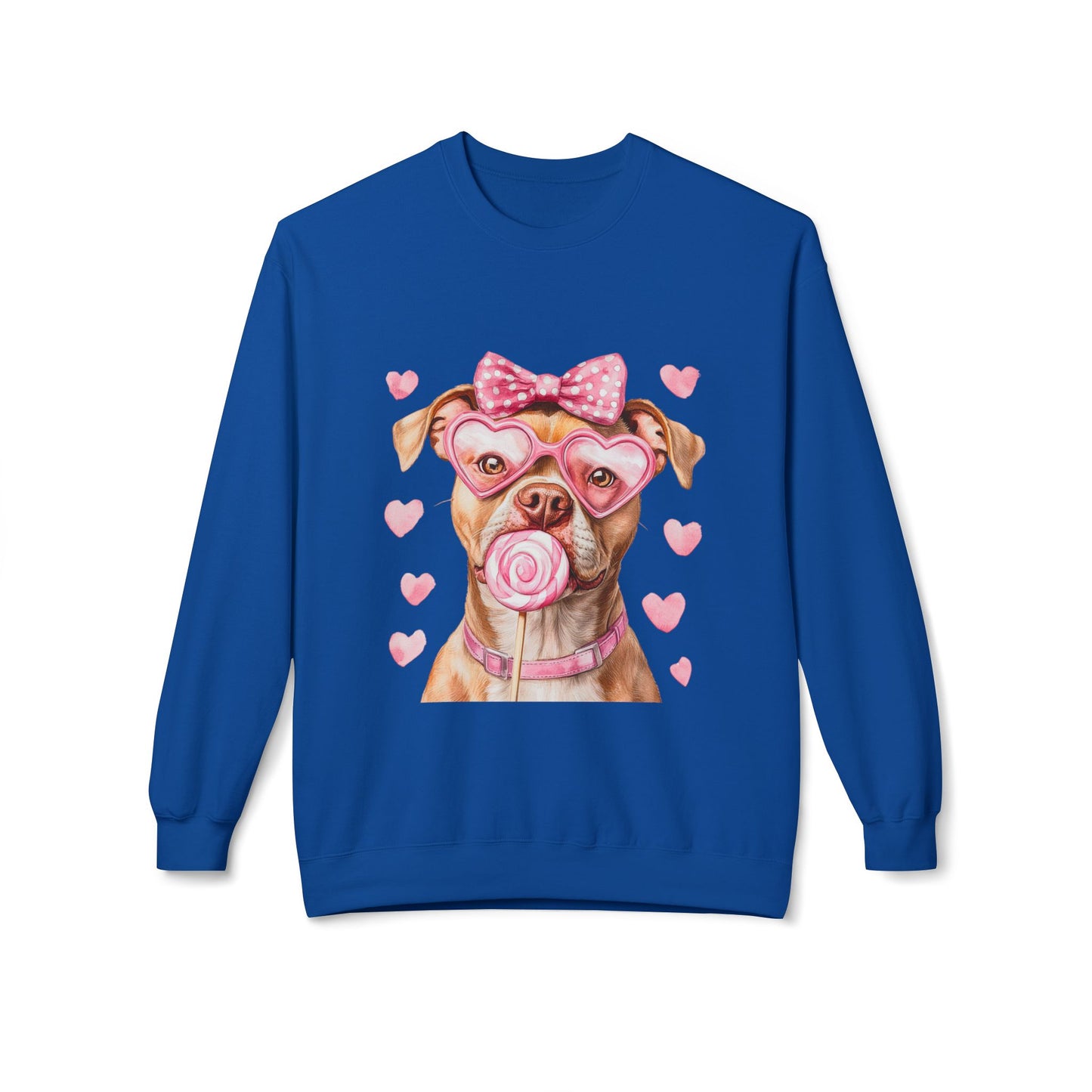 Valentines Unisex Midweight Softstyle Fleece Crewneck Sweatshirt