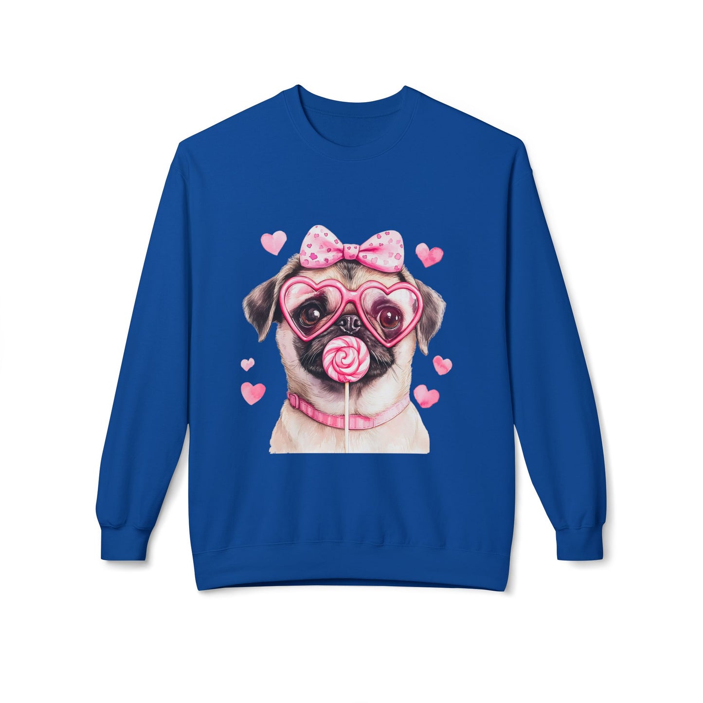 Valentines Unisex Midweight Softstyle Fleece Crewneck Sweatshirt