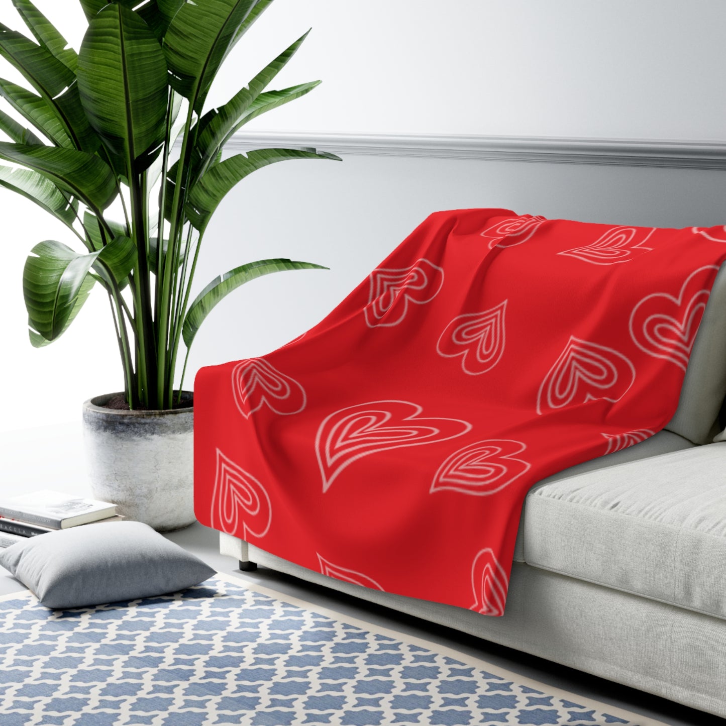 Valentines Sherpa Fleece Blanket