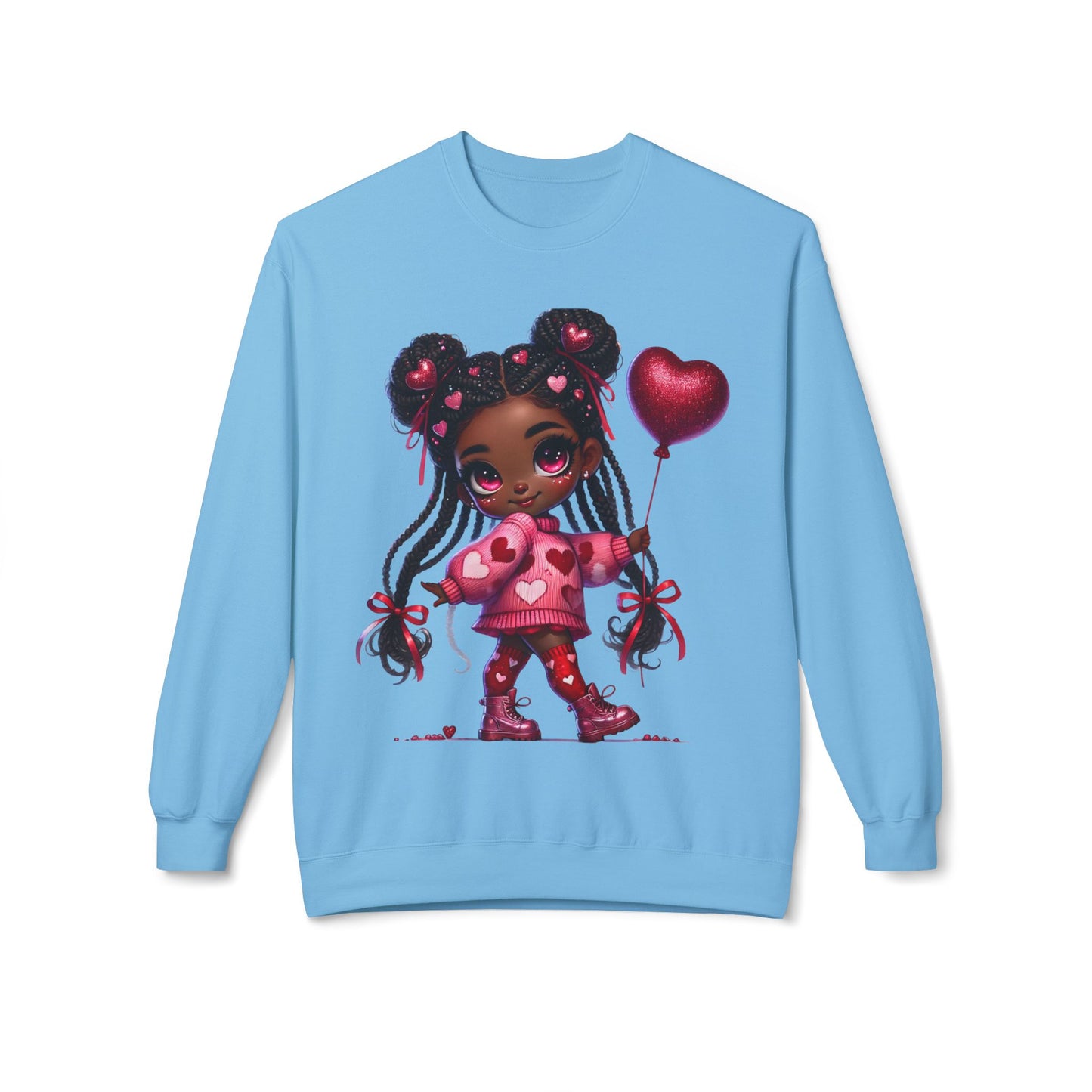Valentines Unisex Midweight Softstyle Fleece Crewneck Sweatshirt