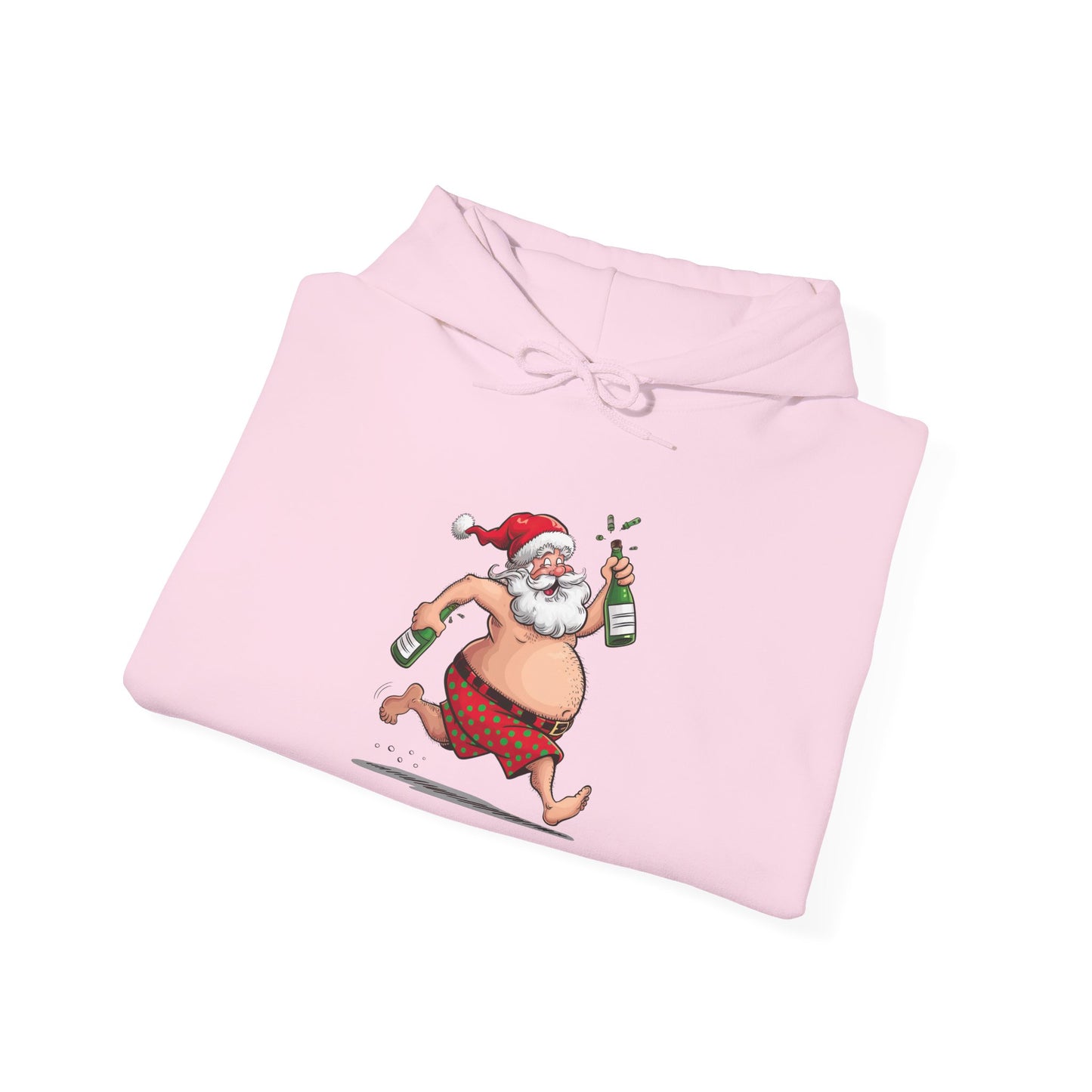 Santa's Holiday Cheer Hoodie, Funny Christmas Sweatshirt, Unisex Pullover, Cozy Gift for Him/Her, Festive Winter Apparel