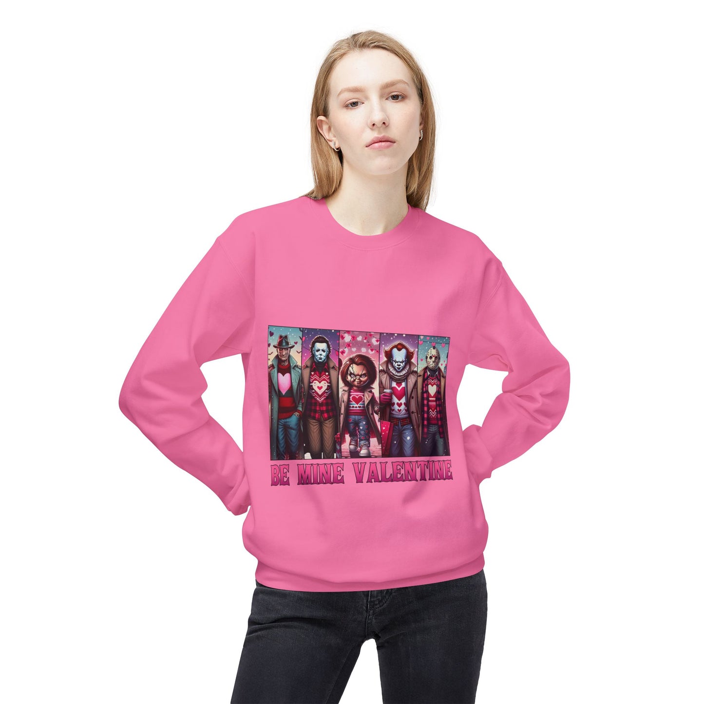 Valentines Unisex Midweight Softstyle Fleece Crewneck Sweatshirt