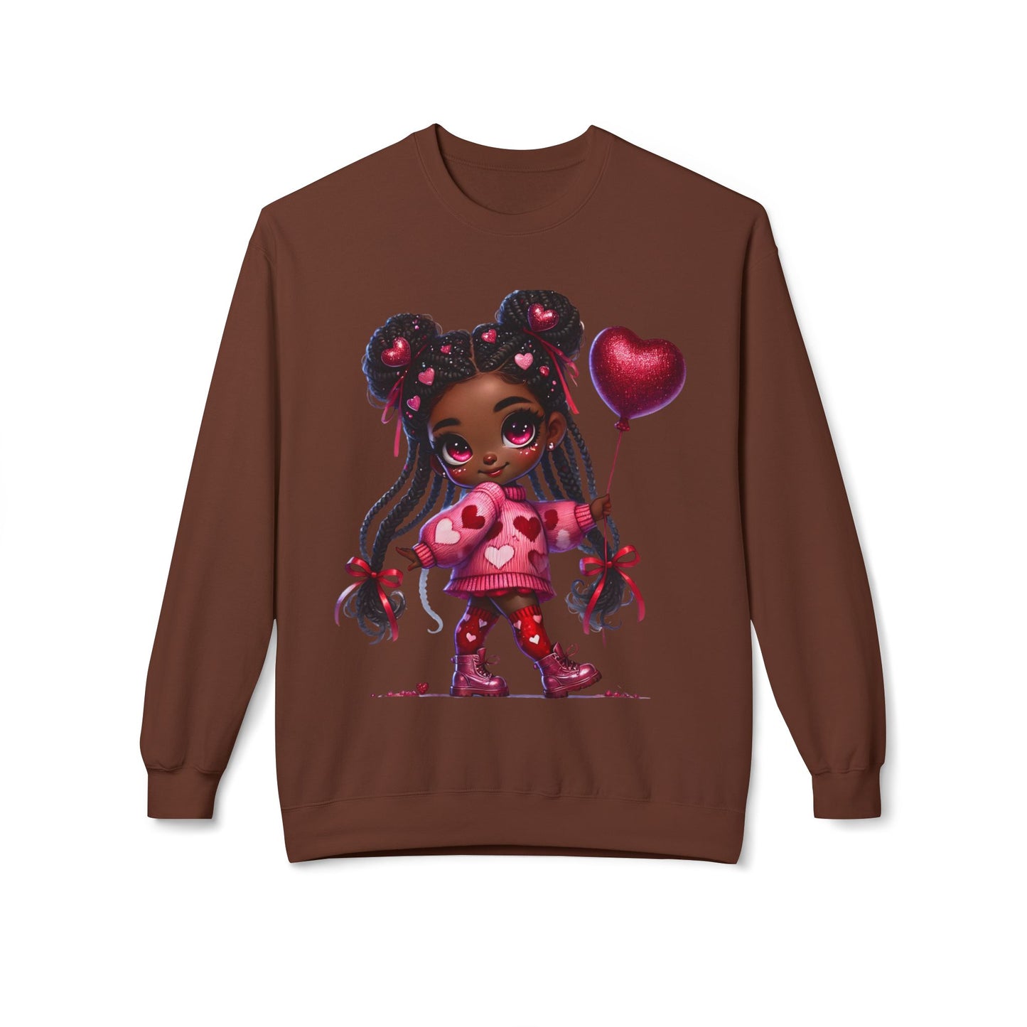 Valentines Unisex Midweight Softstyle Fleece Crewneck Sweatshirt