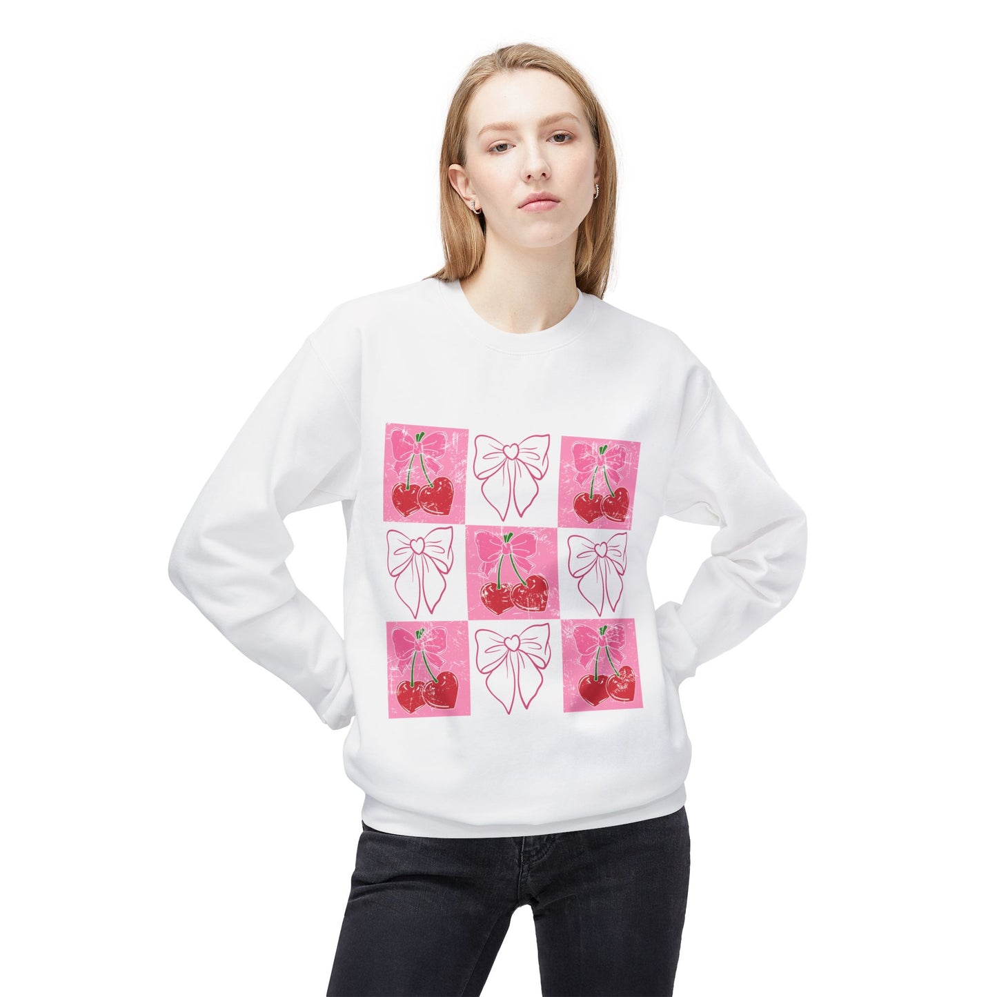 Valentines Unisex Midweight Softstyle Fleece Crewneck Sweatshirt