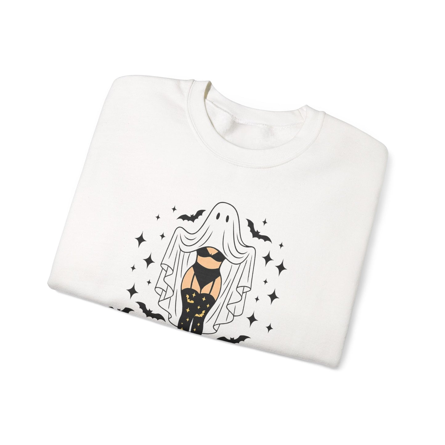 Freak in the Sheets Sweatshirt - Spooky Fun Crewneck for Halloween, Cozy Lounge Wear, Unisex Gift, Autumn Style, Casual Wardrobe Essential