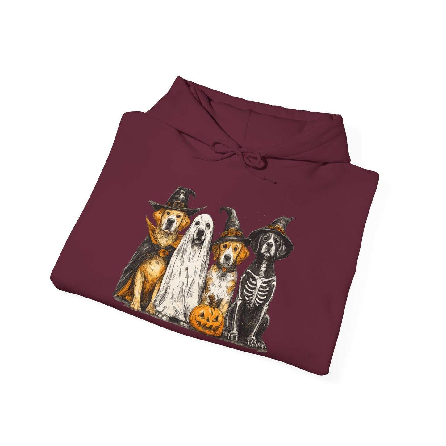 Halloween Pet Lover Hoodie, Unisex Hoodie, Cute Dog Hoodie, Cozy Halloween Apparel, Animal Lover Gift