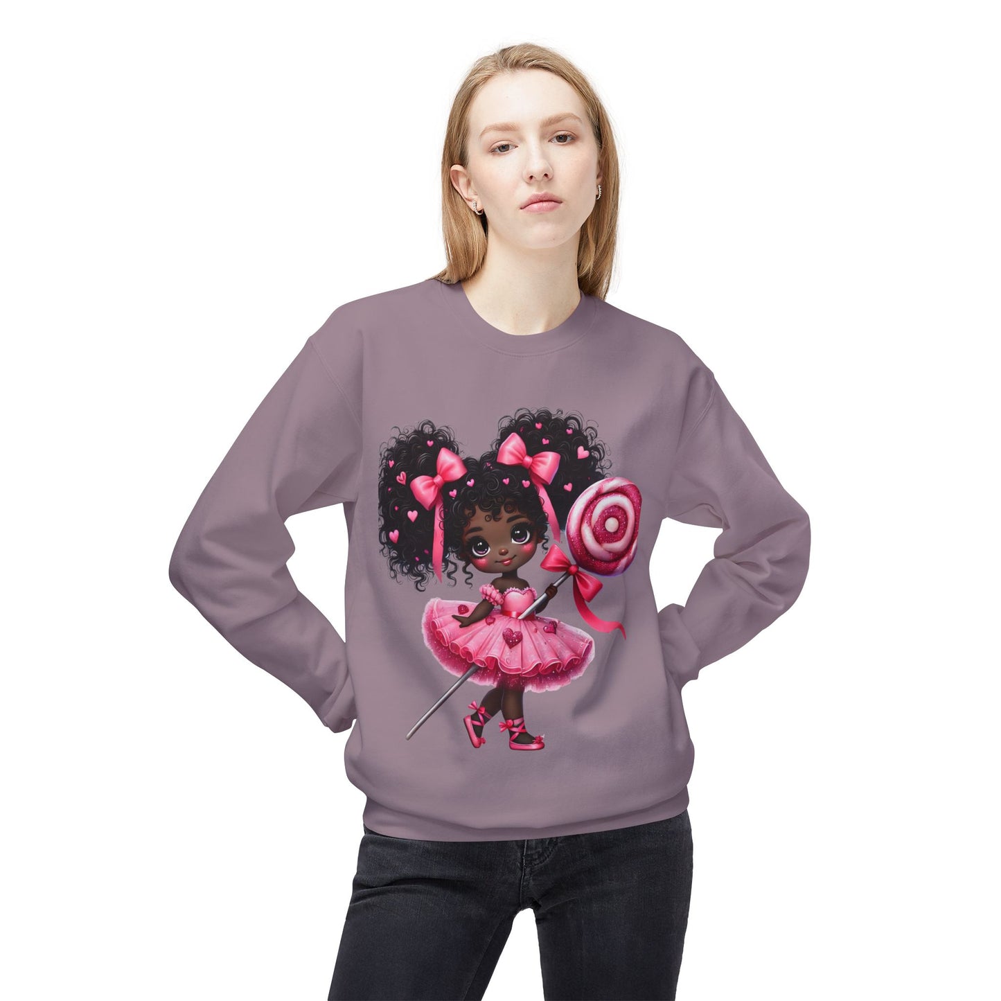 Valentines Unisex Midweight Softstyle Fleece Crewneck Sweatshirt