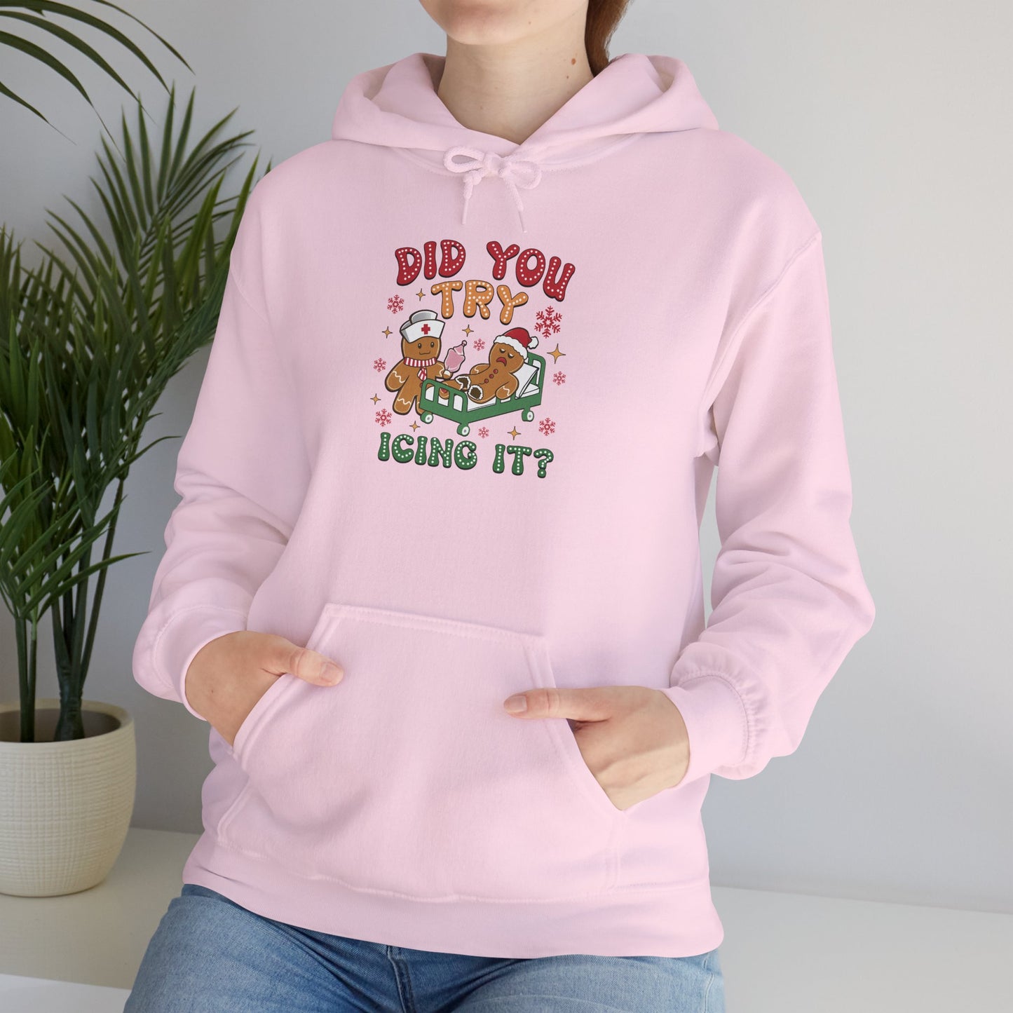 Funny Holiday Sweatshirt, Unisex Hoodie, Christmas Gift, Cozy Winter Apparel, Cute Sweatshirt for Friends, Comfortable Lounge Wear