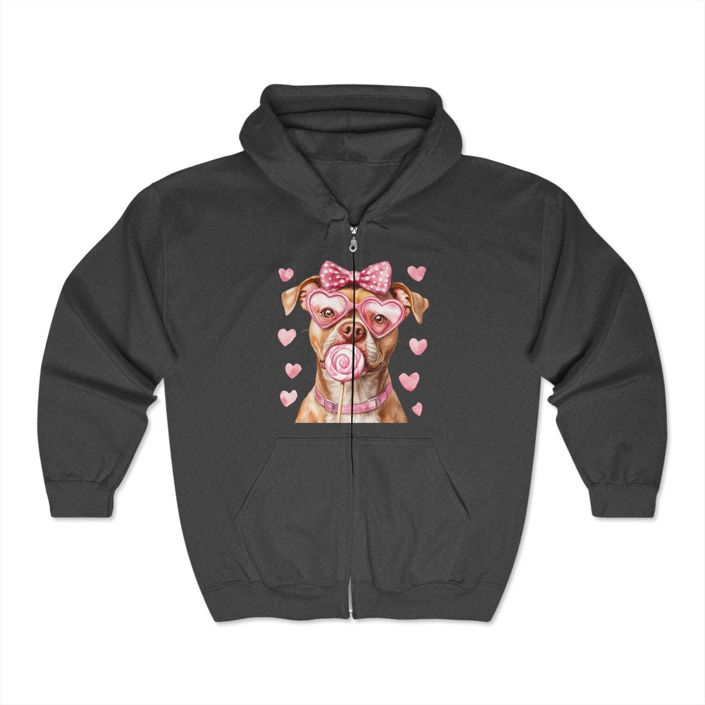 Valentines Unisex Heavy Blend™ Full Zip Hooded Sweatshirt