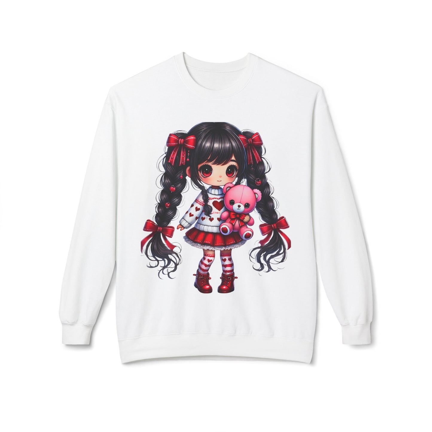Valentines Unisex Midweight Softstyle Fleece Crewneck Sweatshirt