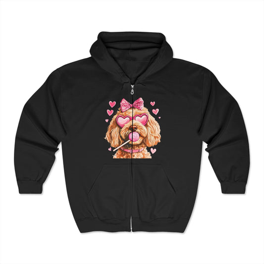 Valentines Unisex Heavy Blend™ Full Zip Hooded Sweatshirt