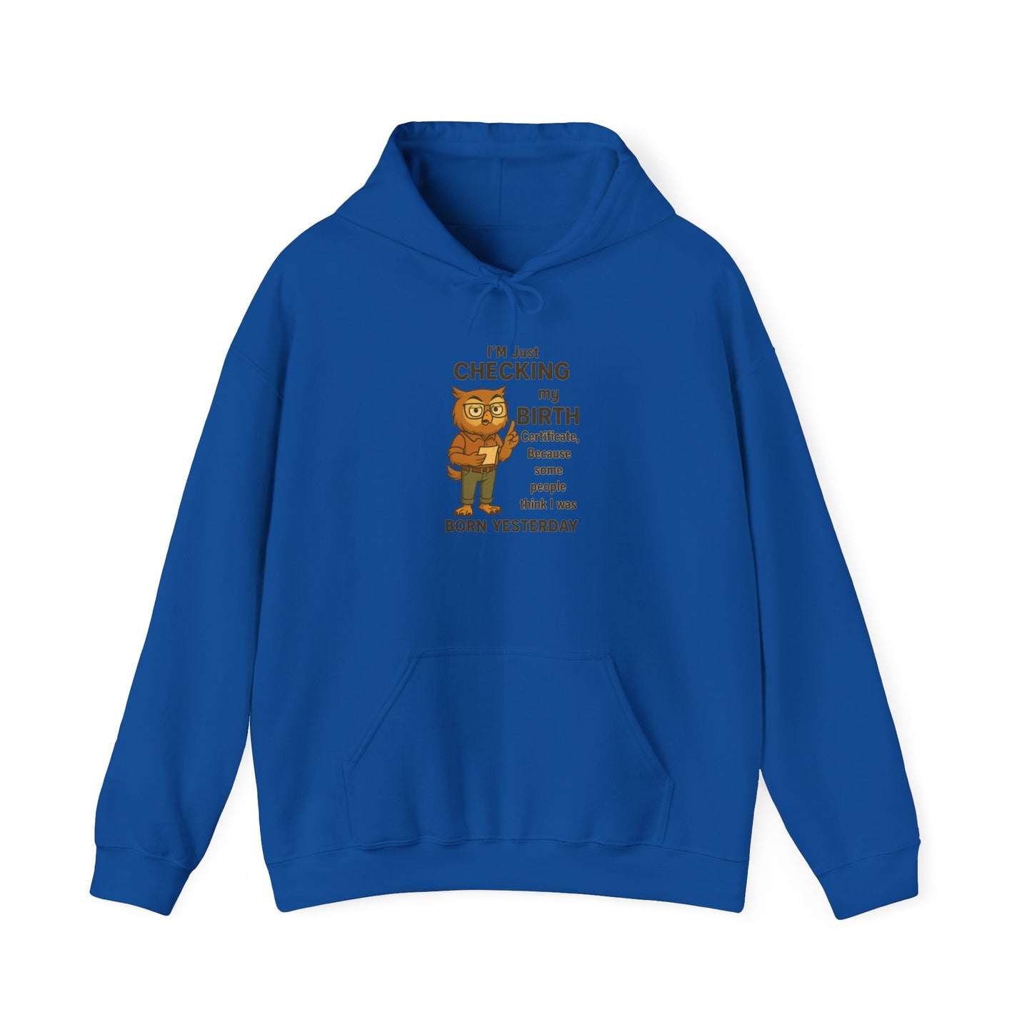 Funny Birthday Sweatshirt, Humorous Gift for Friends, Cozy Hooded Sweatshirt, Casual Wear, Unisex Birthday Apparel