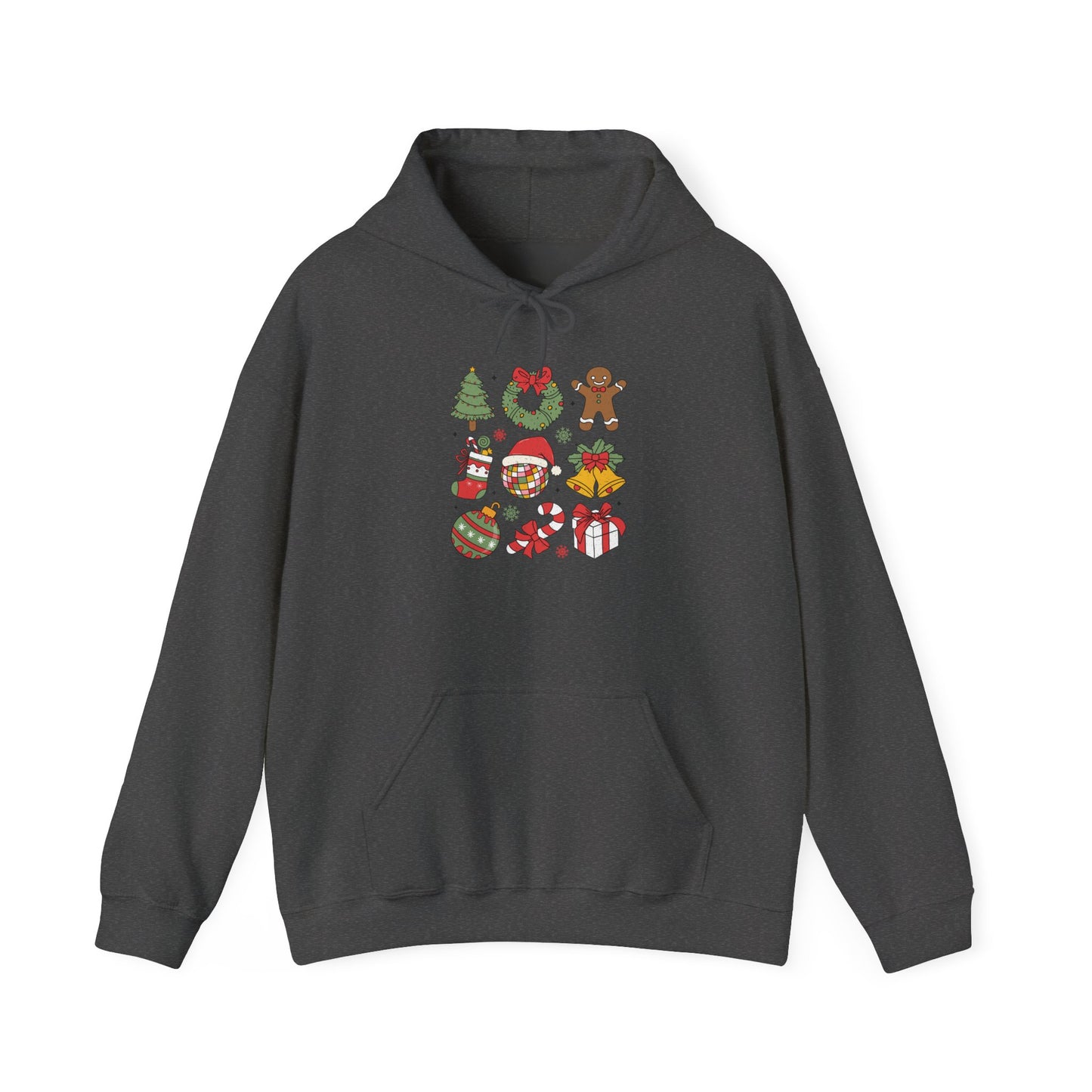 Festive Holiday Hoodie, Cozy Sweatshirt for Christmas, Unisex Holiday Apparel, Winter Gift Idea, Cute Sweatshirt with Holiday Designs