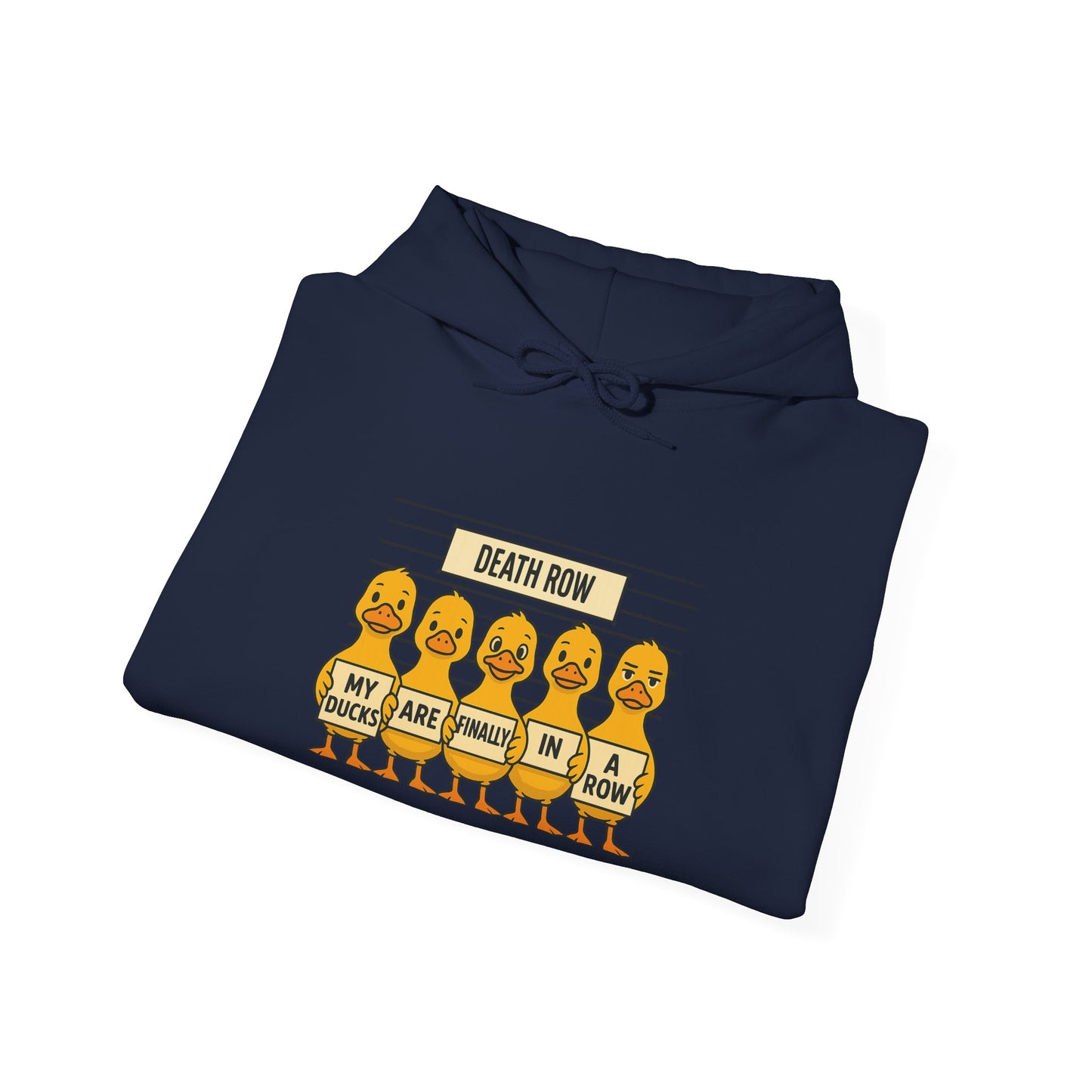 Funny Unisex Sweatshirt: Death Row Chickens, Gift for Animal Lovers, Cute Humor, Cozy Hoodie, Perfect for Casual Wear