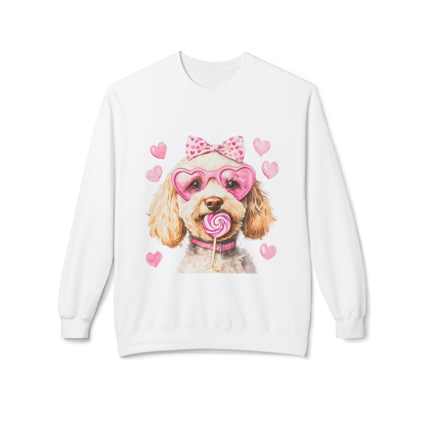 Valentines Unisex Midweight Softstyle Fleece Crewneck Sweatshirt