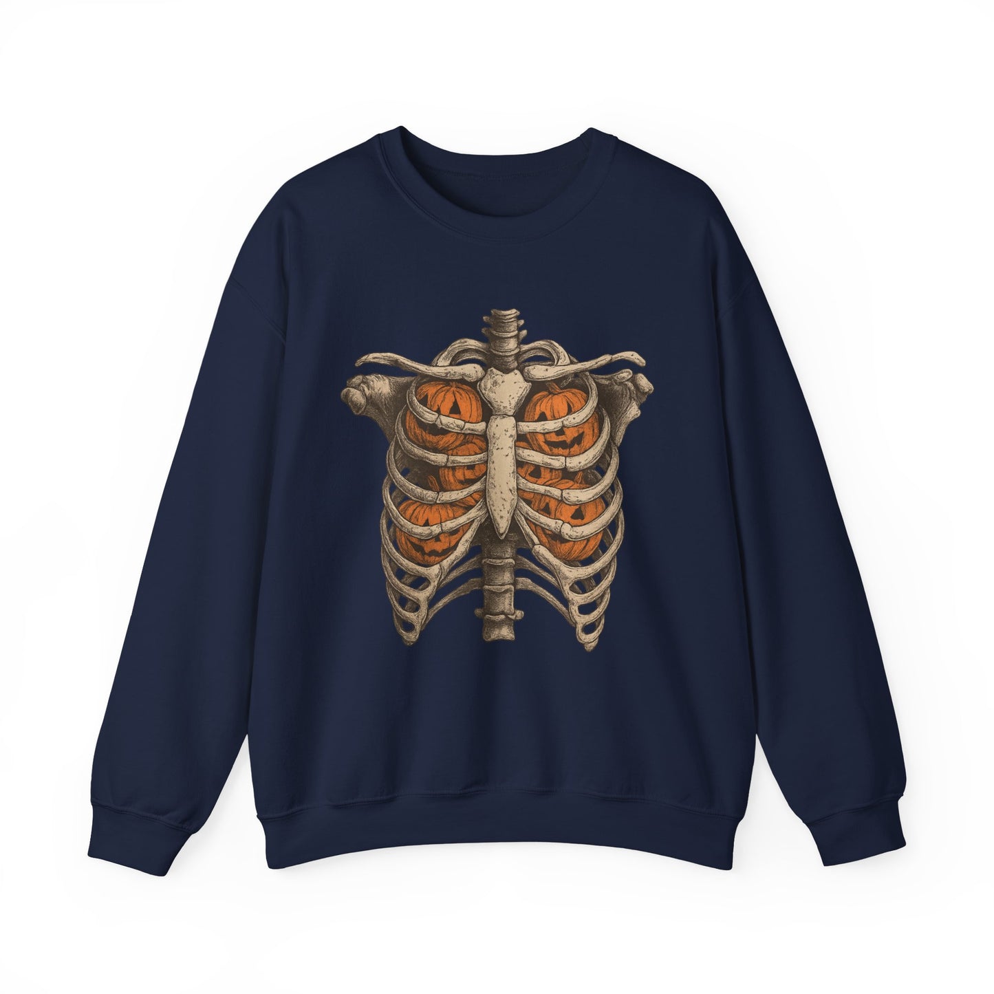 Halloween Skeleton Sweatshirt, Unisex Crewneck, Fall Fashion, Spooky Apparel, Gift for Halloween, Cozy Pullover