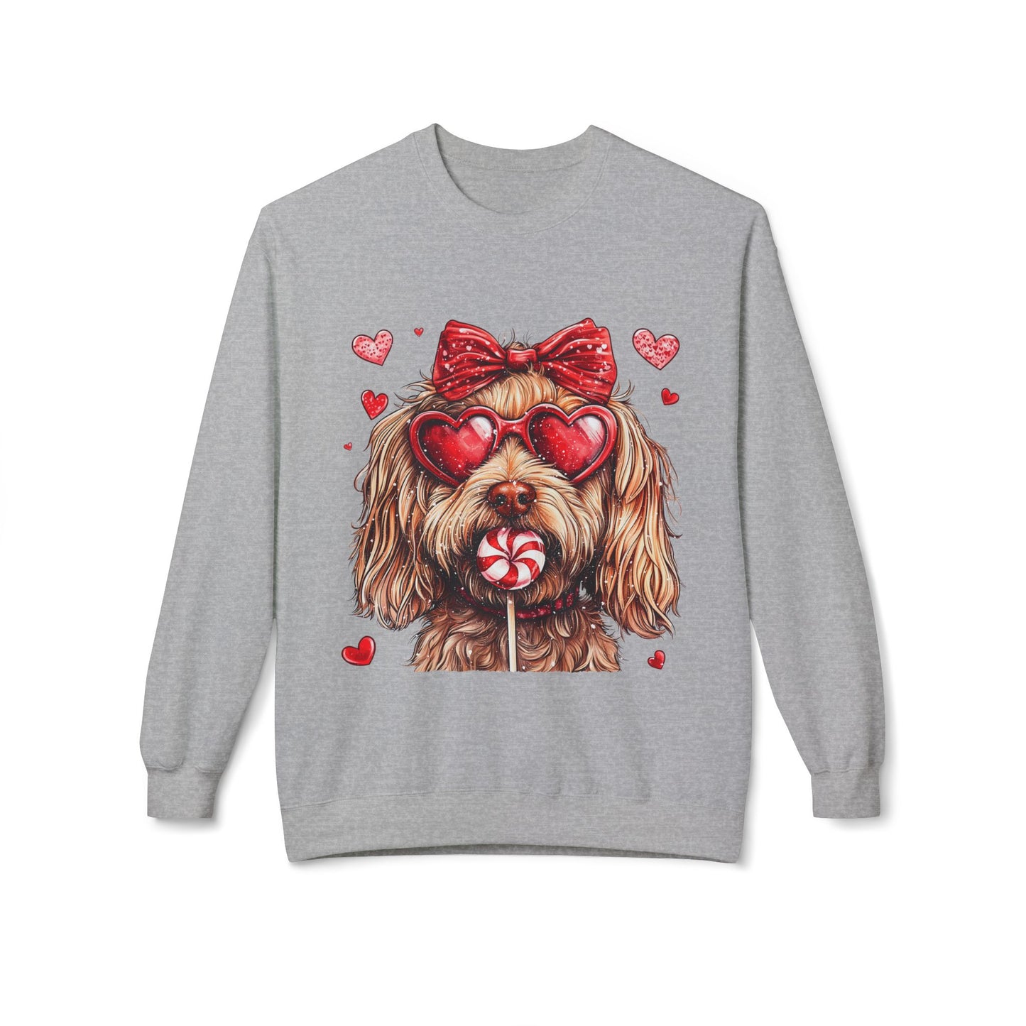 Valentines Unisex Midweight Softstyle Fleece Crewneck Sweatshirt