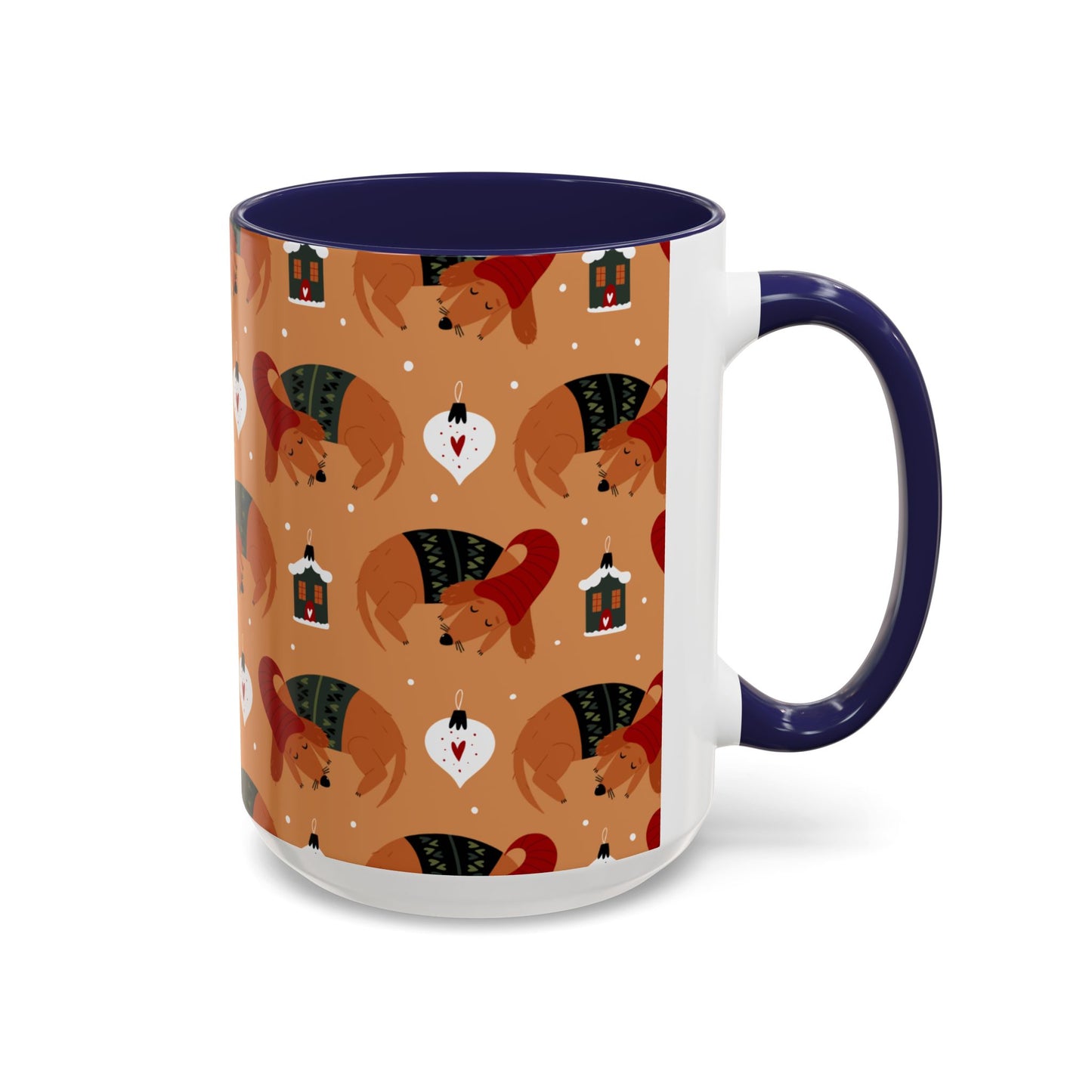 Christmas Accent Coffee Mug (11, 15oz)