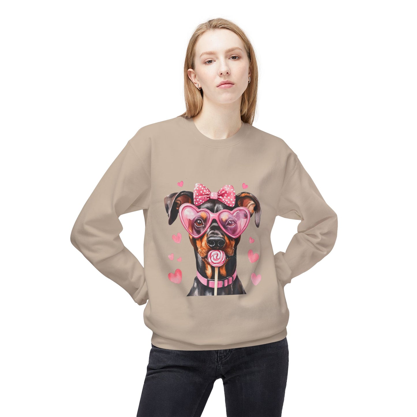 Valentines Unisex Midweight Softstyle Fleece Crewneck Sweatshirt