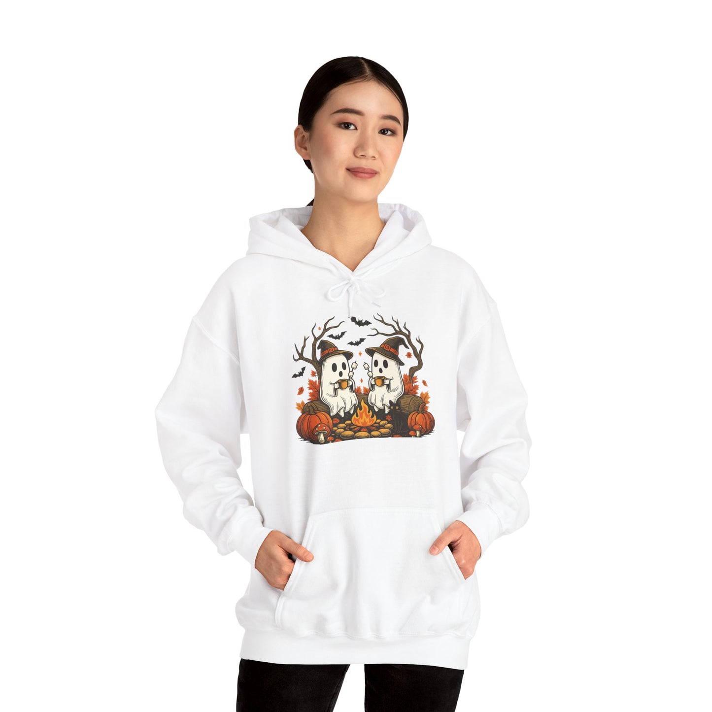 Cozy Halloween Hoodie, Unisex Hooded Hoodie, Fall Outfit, Pumpkin Patch Hoodie, Halloween Gift, Spooky Season Apparel