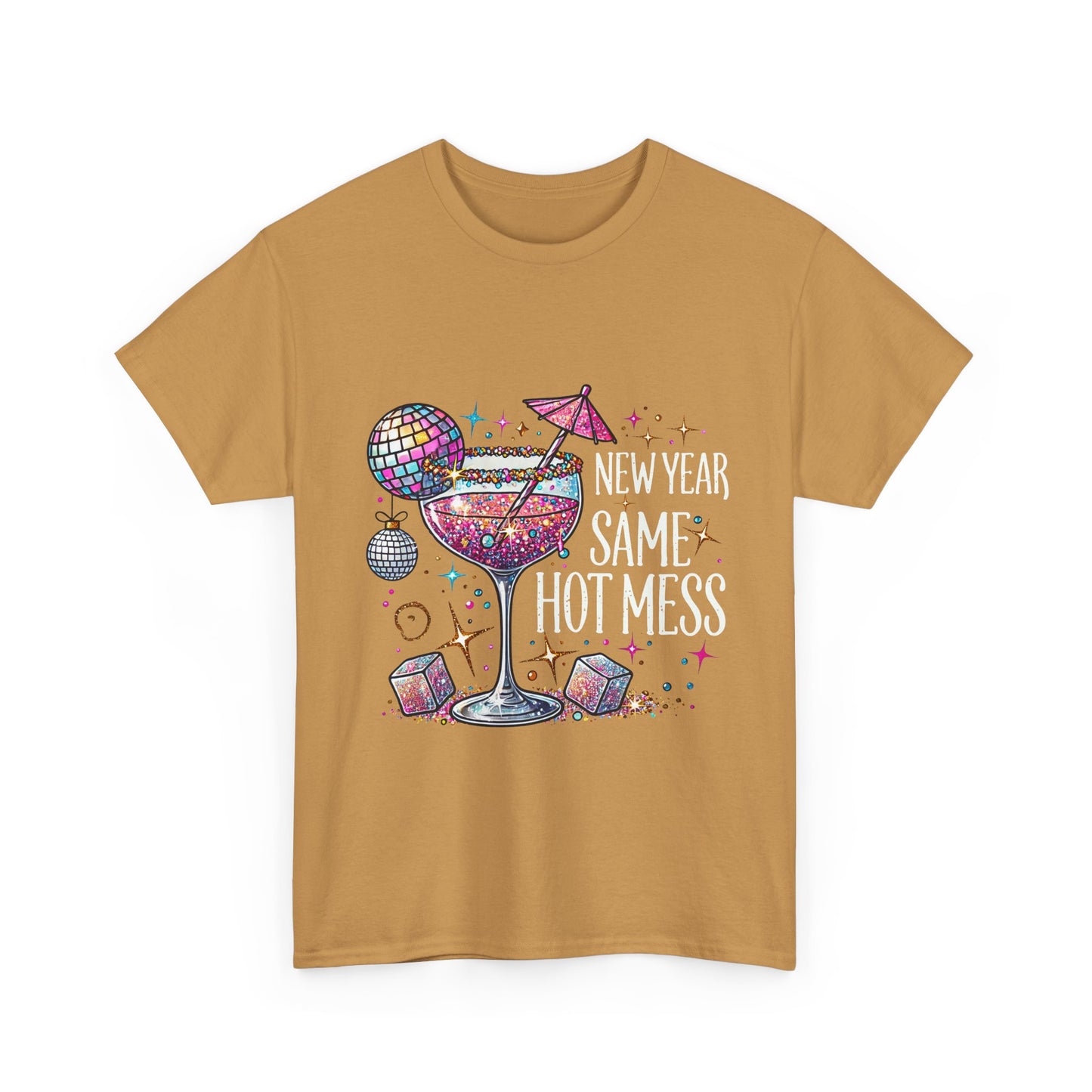 New Year Unisex Heavy Cotton Tee