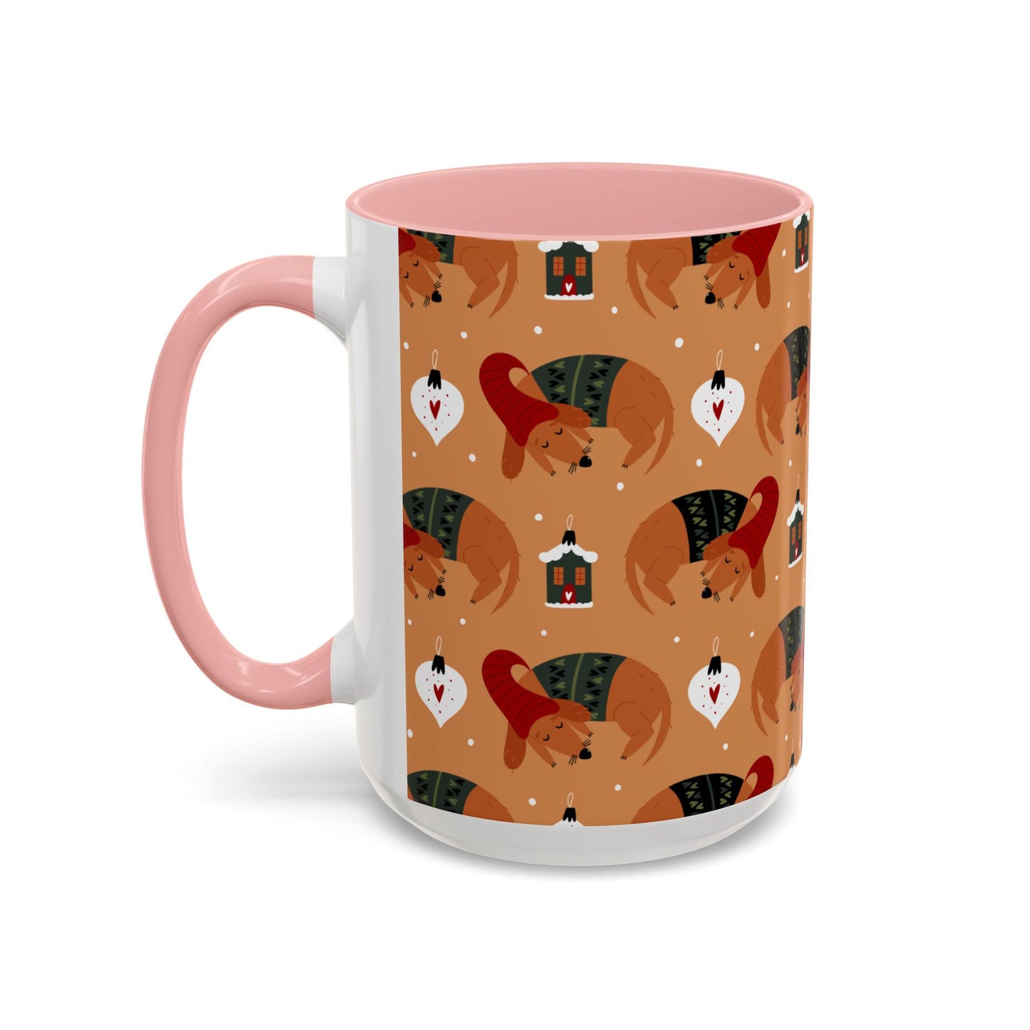 Christmas Accent Coffee Mug (11, 15oz)