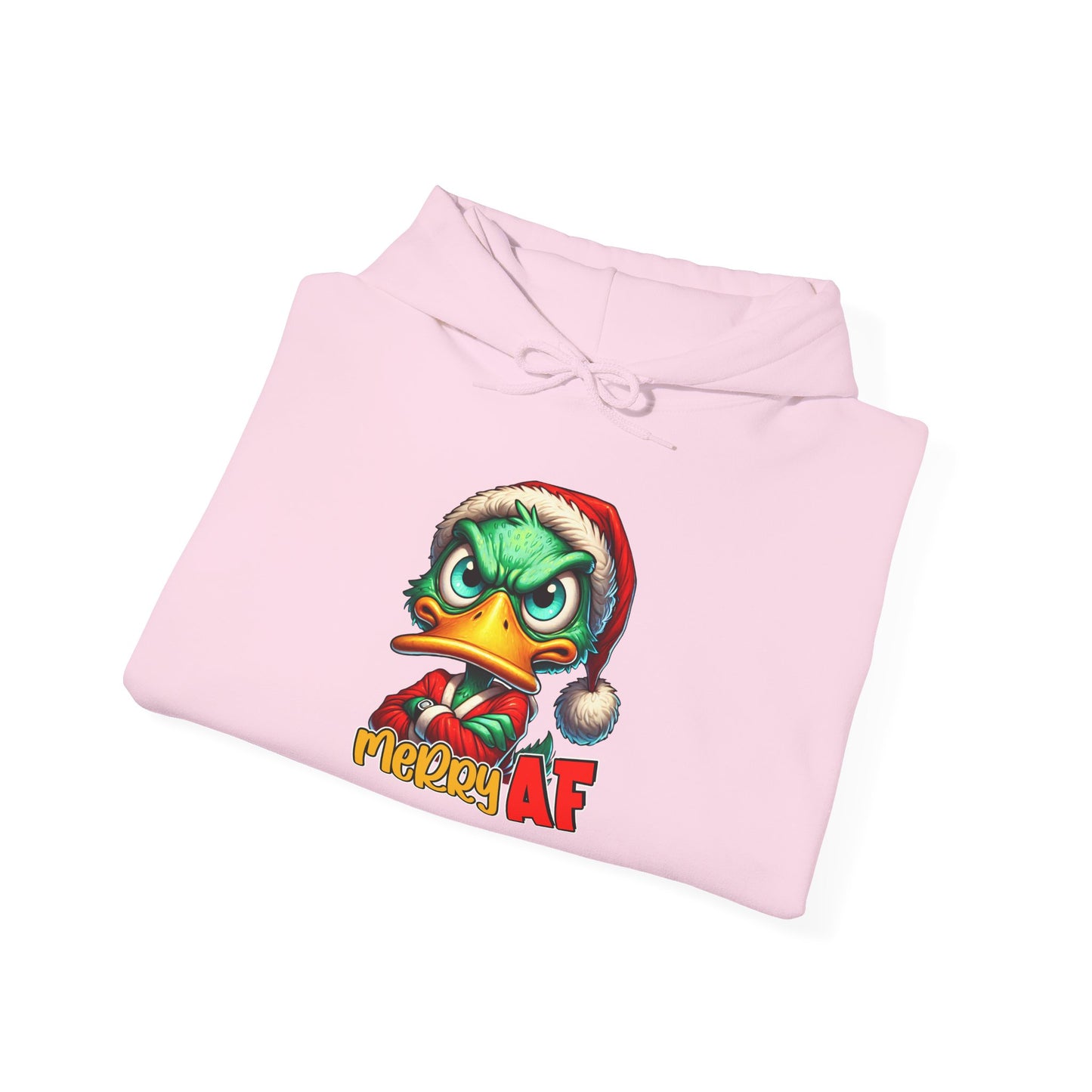 Festive Grinch Hoodie | Merry AF Gift for Christmas, Unisex Sweatshirt, Holiday Apparel, Cozy Sweatshirt, Grinch Lovers