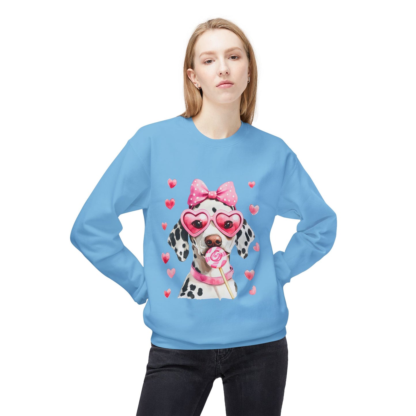 Valentines Unisex Midweight Softstyle Fleece Crewneck Sweatshirt